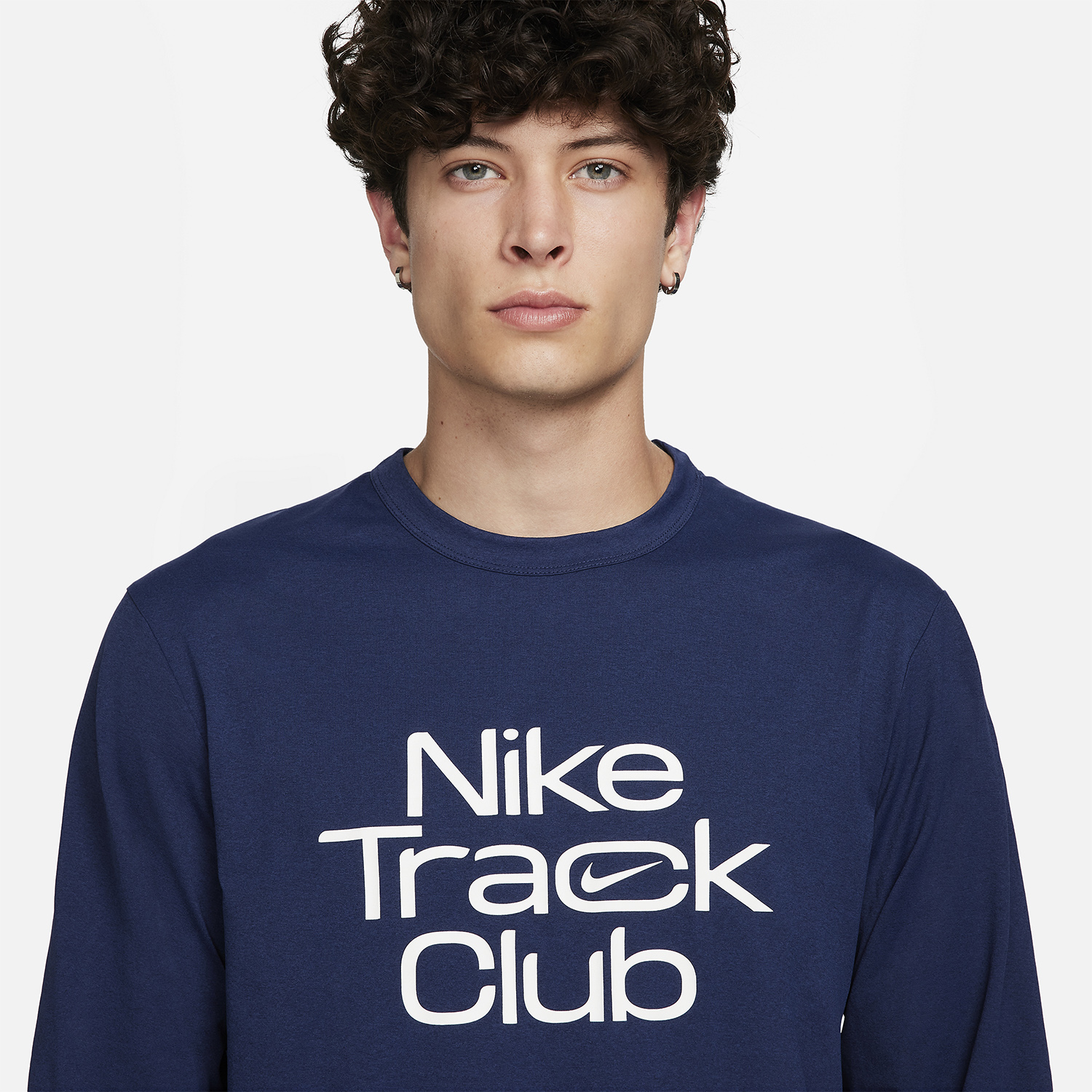 Nike Hyverse Track Club Maglia Midnight Navy/Summit White