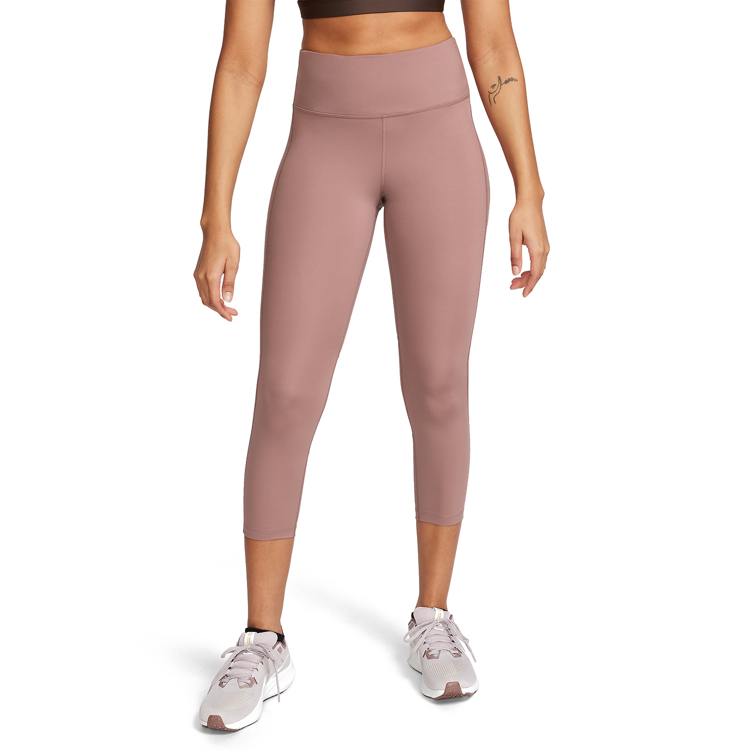 Nike Dri-FIT Fast 3/4 Tights Smokey Mauve/Reflective Silver