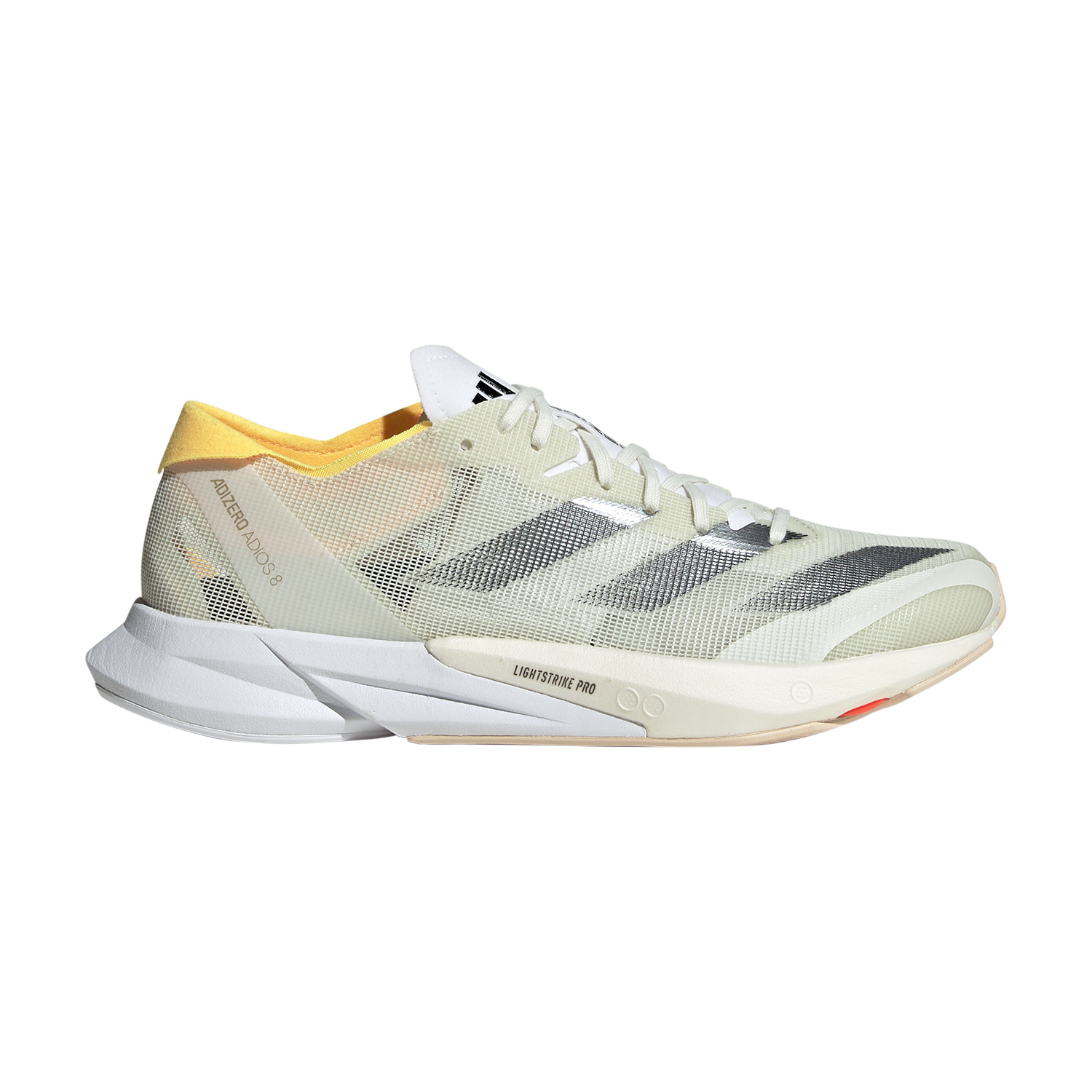 adidas adizero Adios 8 Ivory/Iron Metallic/Crystal Sand