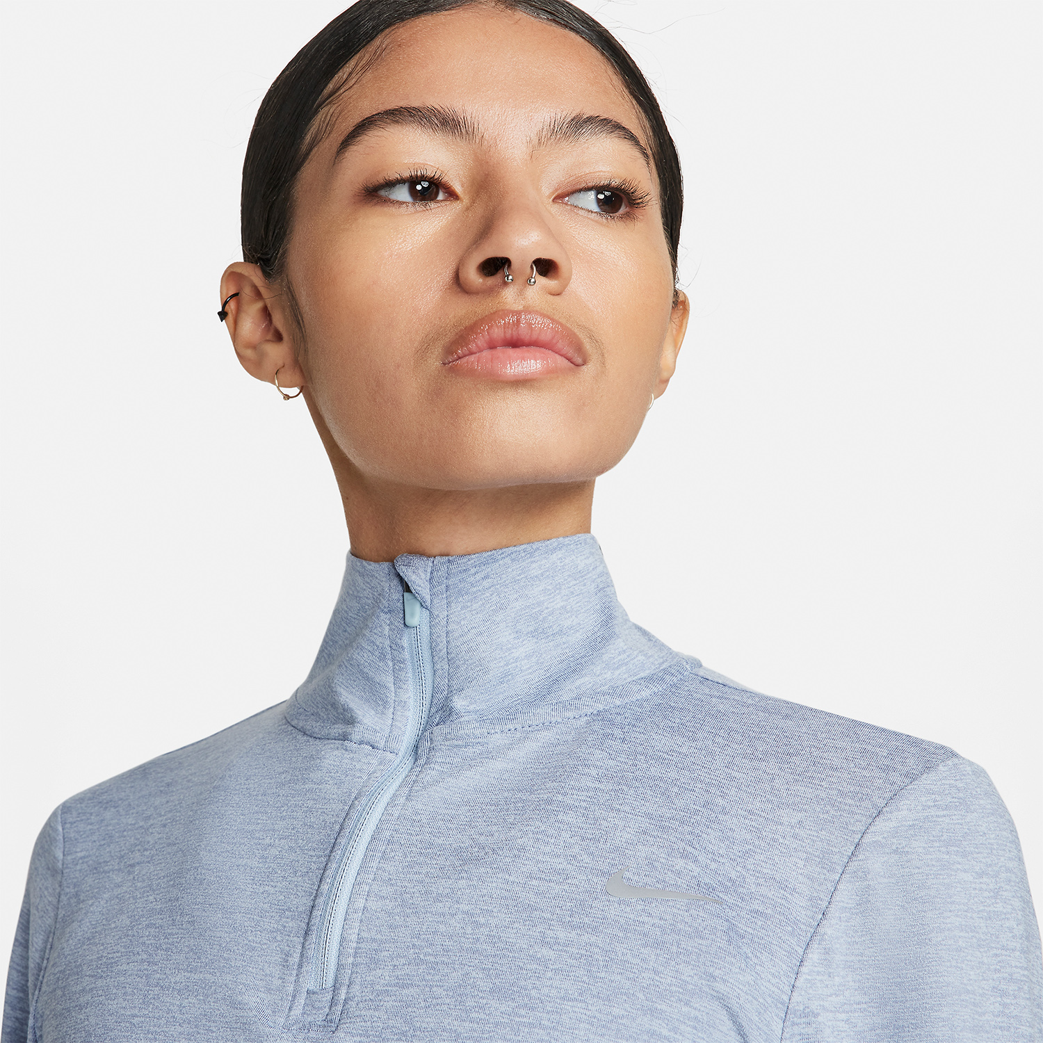 Nike Element Maglia Light Armory Blue/Reflective Silver