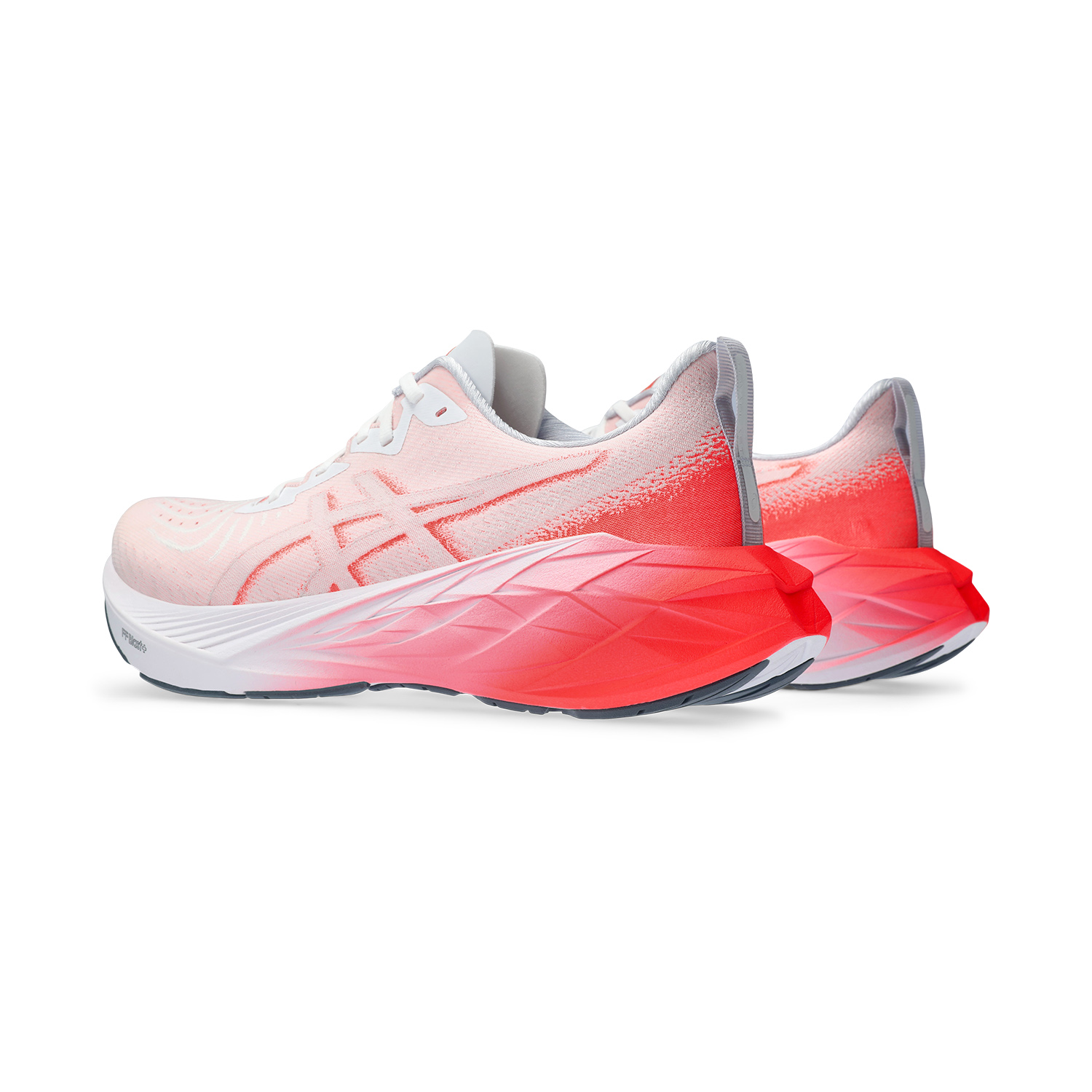 Asics Novablast 4 White/Sunrise Red