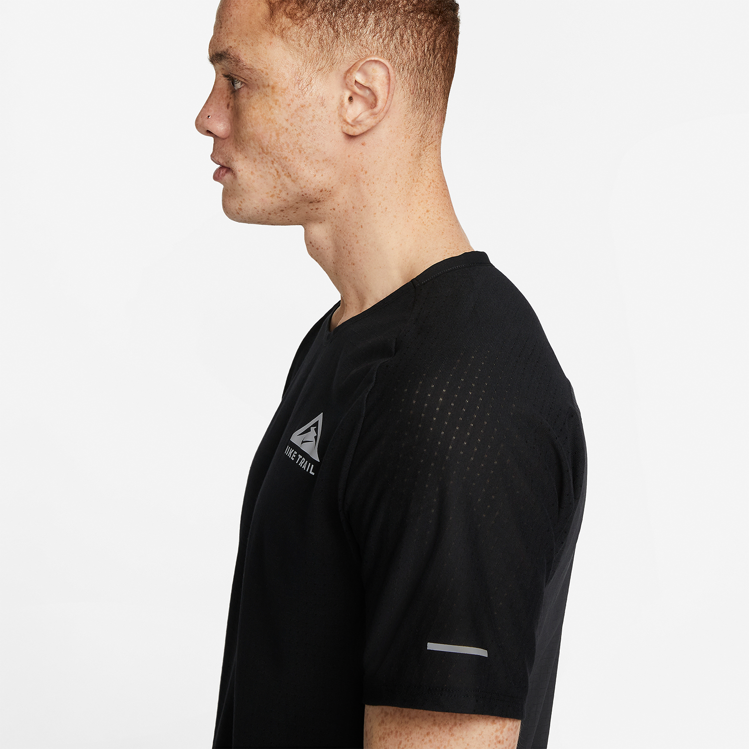 Nike Dri-FIT Solar Chase Maglietta Black/White