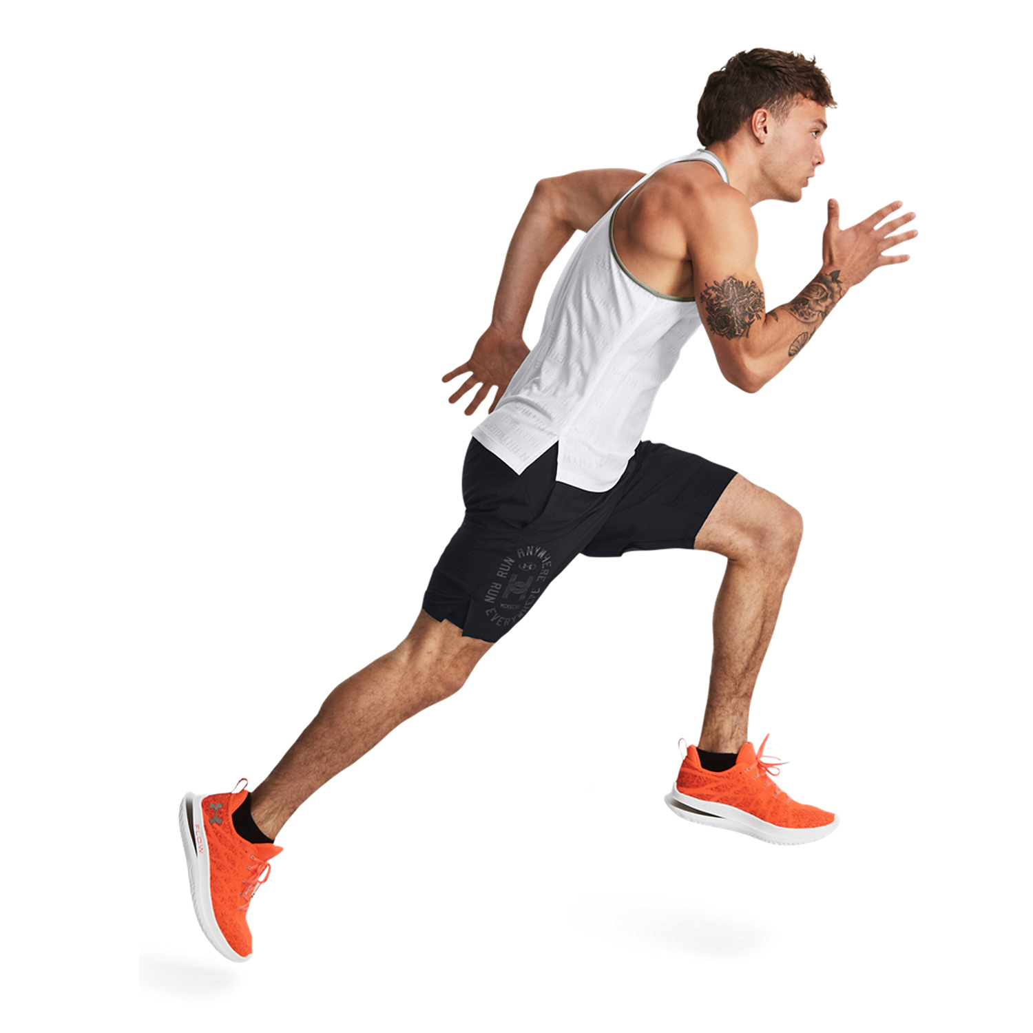 Under Armour Run Everywhere 2 in 1 7in Pantaloncini Black