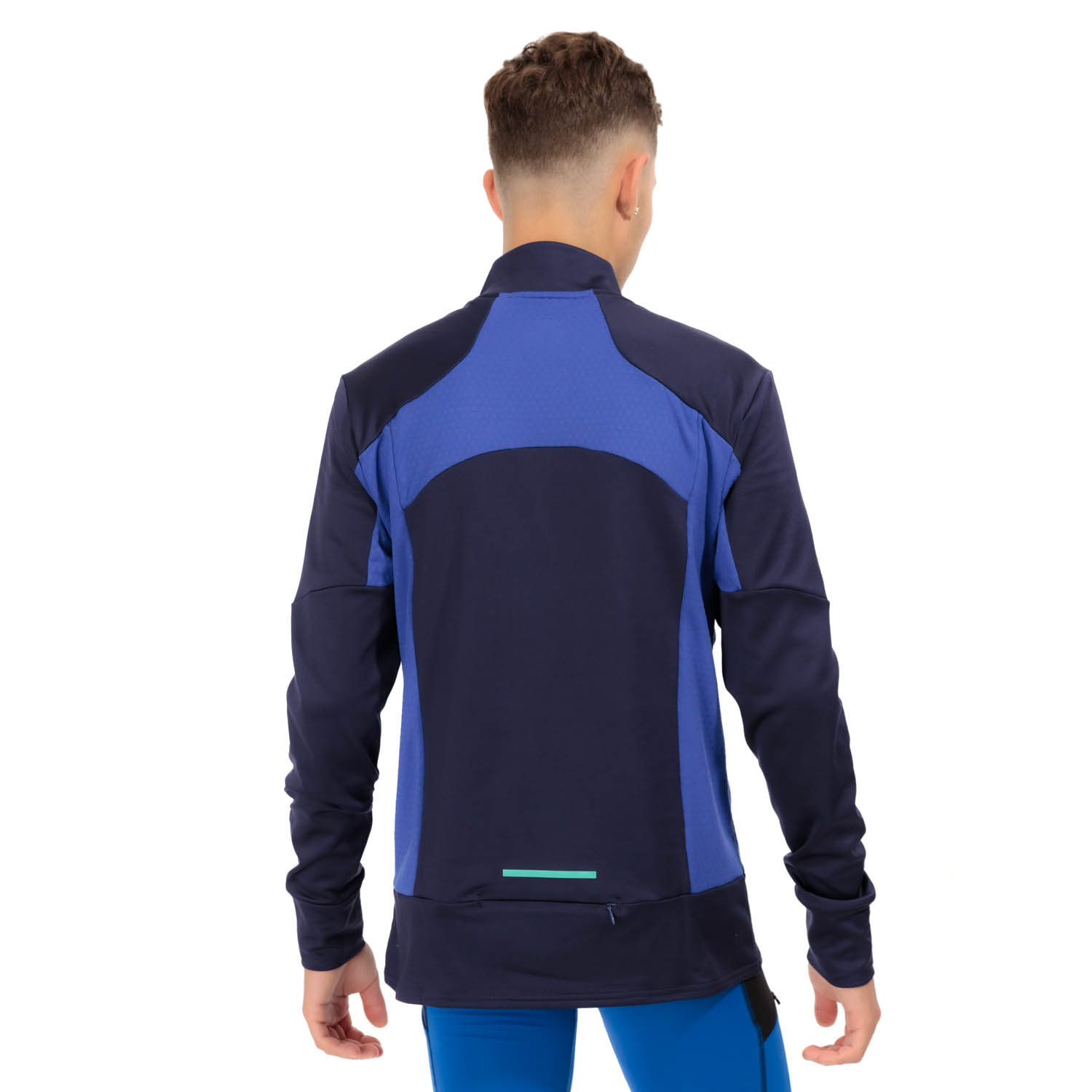 Mizuno Warmalite Maglia Evening Blue/Surf The Web
