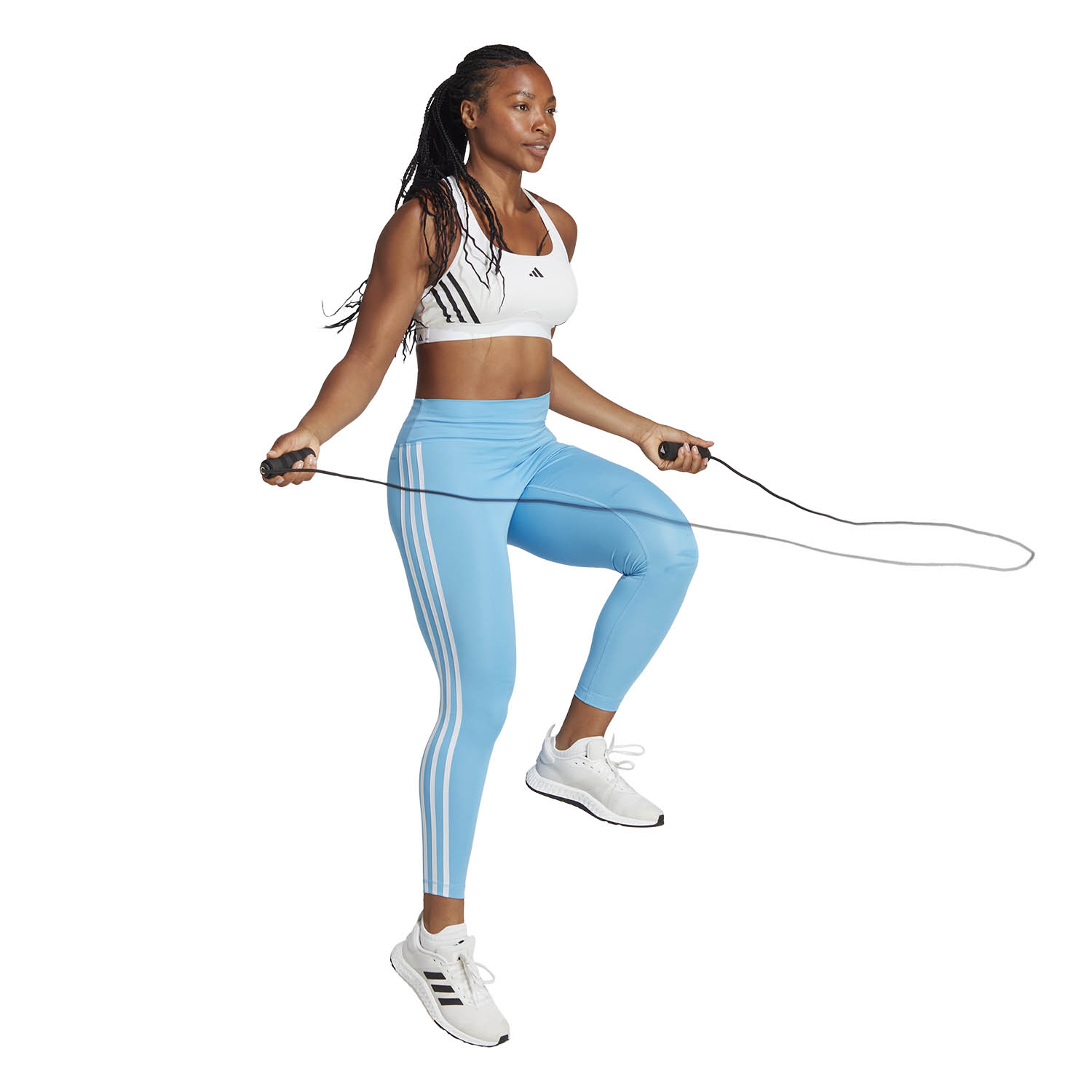 adidas Power 3S Reggiseno Sportivo White/Black