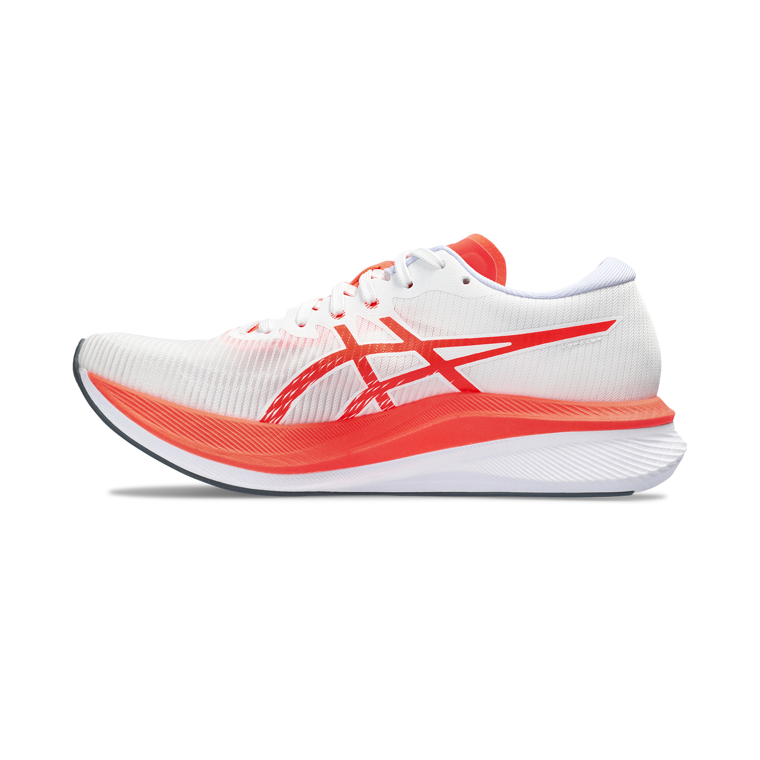 Asics Magic Speed 3 White/Sunrise Red