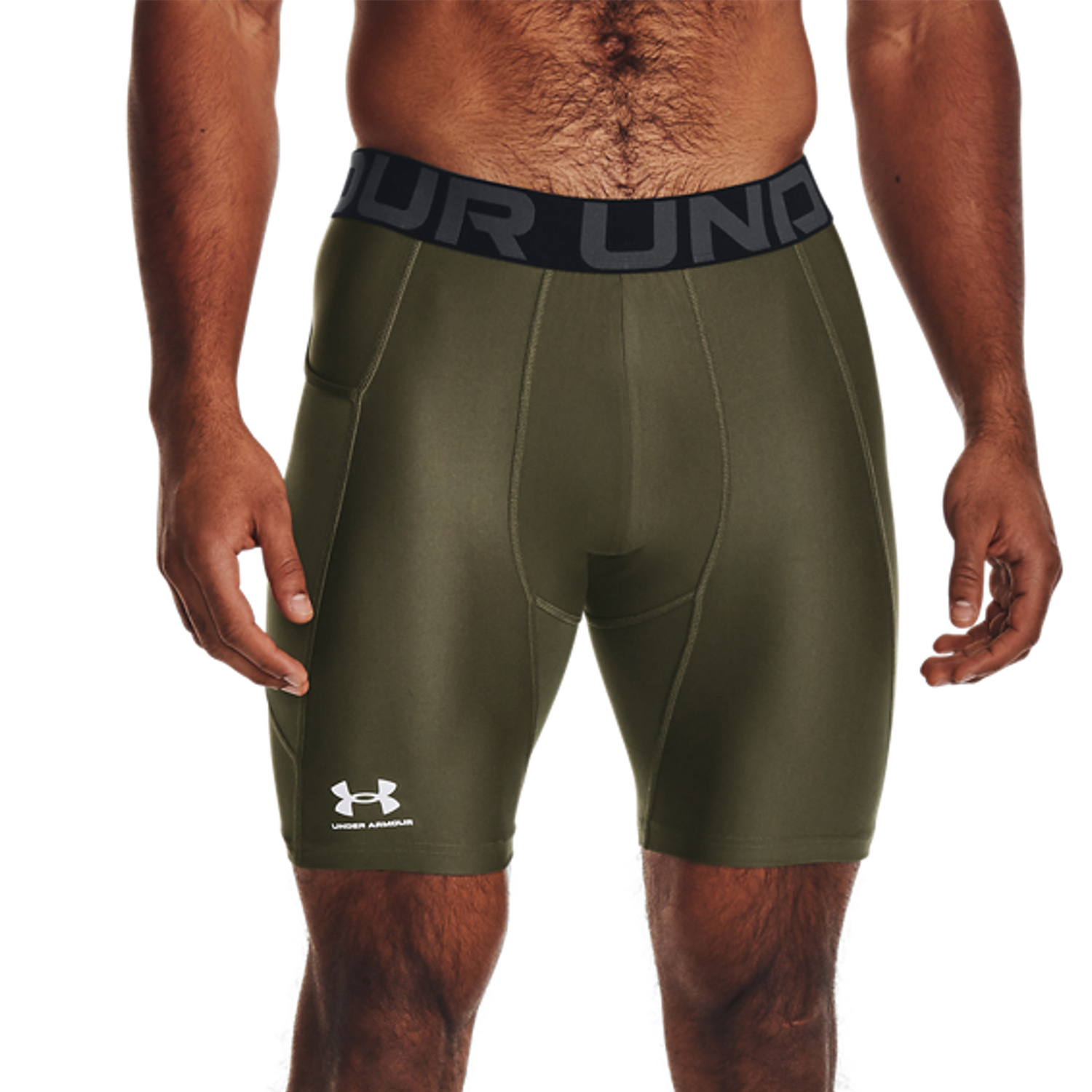 Under Armour HeatGear Calzamaglia Marine Od Green/Black
