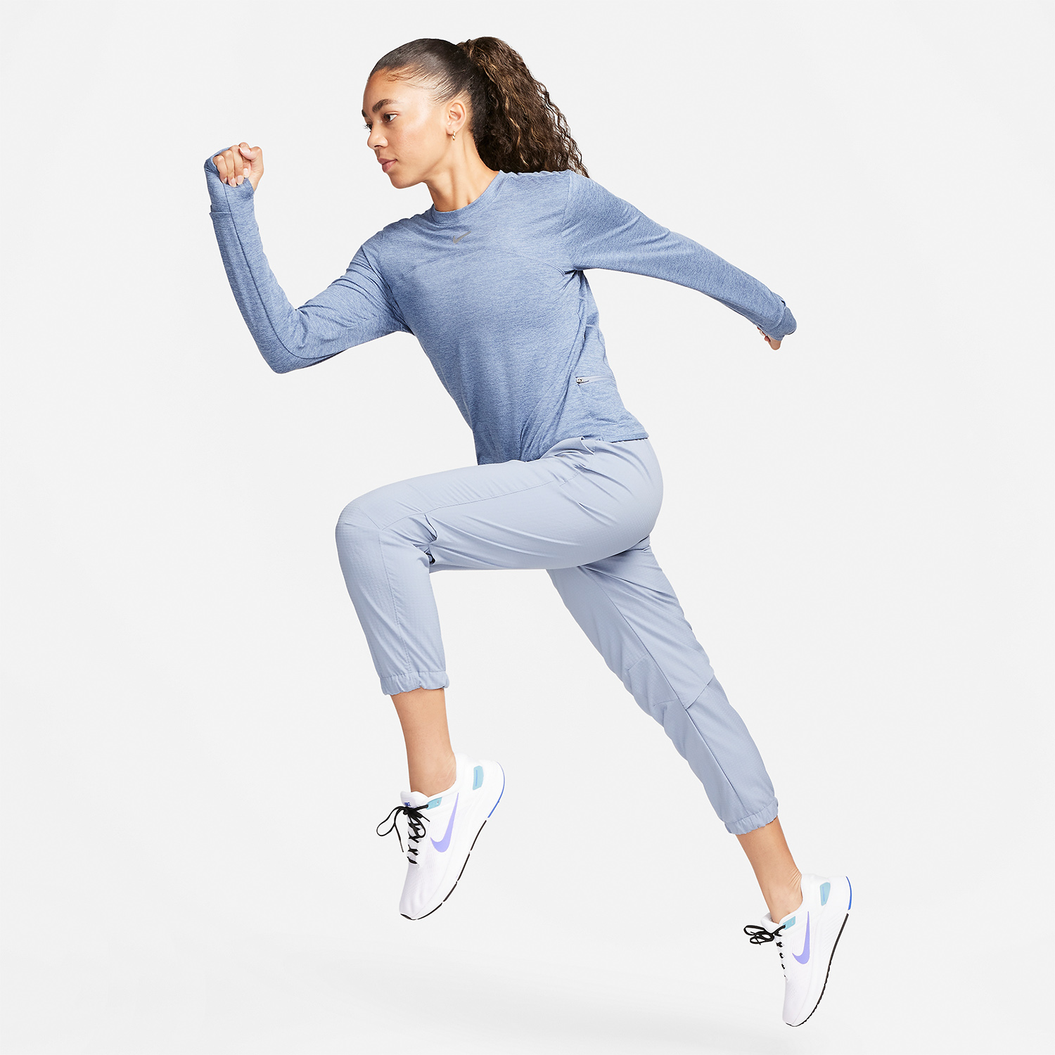 Nike Dri-FIT Swift Element UV Maglia Ashen Slate/Reflective Silver