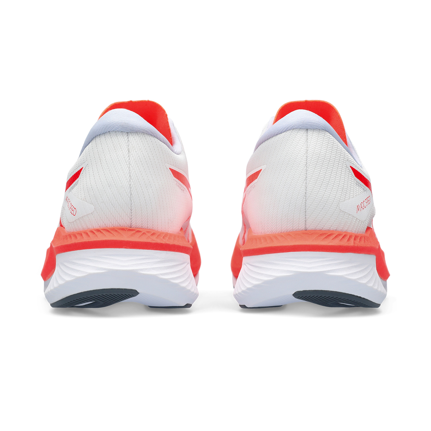 Asics Magic Speed 3 White/Sunrise Red