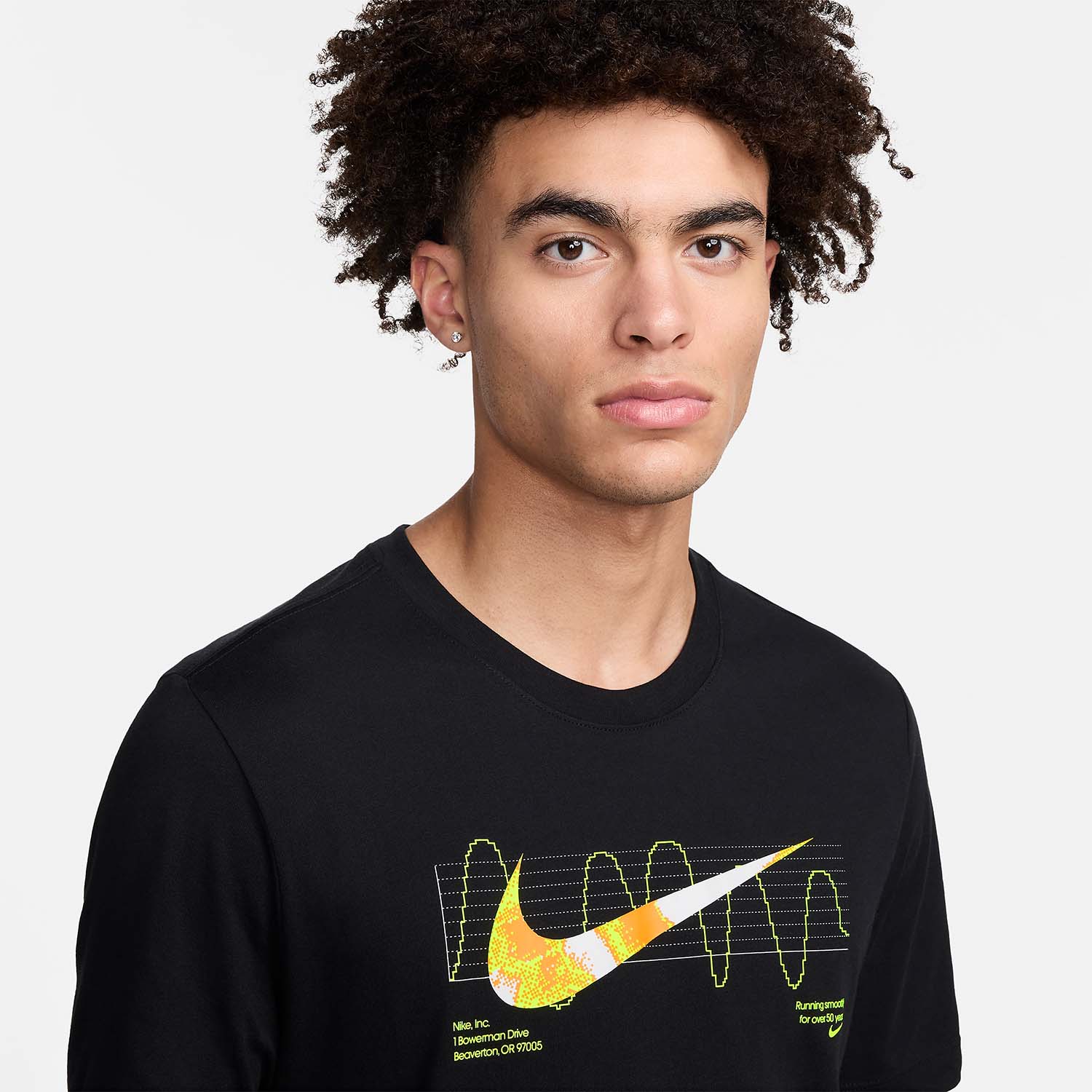 Nike Dri-FIT Graphic Maglietta Black