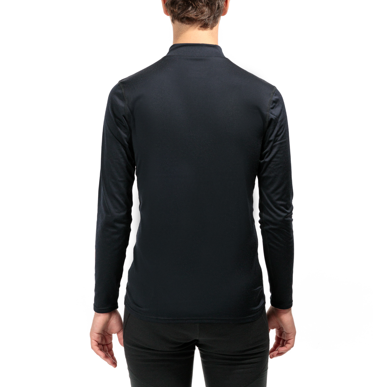 Mizuno Mid Weight Breath Thermo Logo Maglia Black