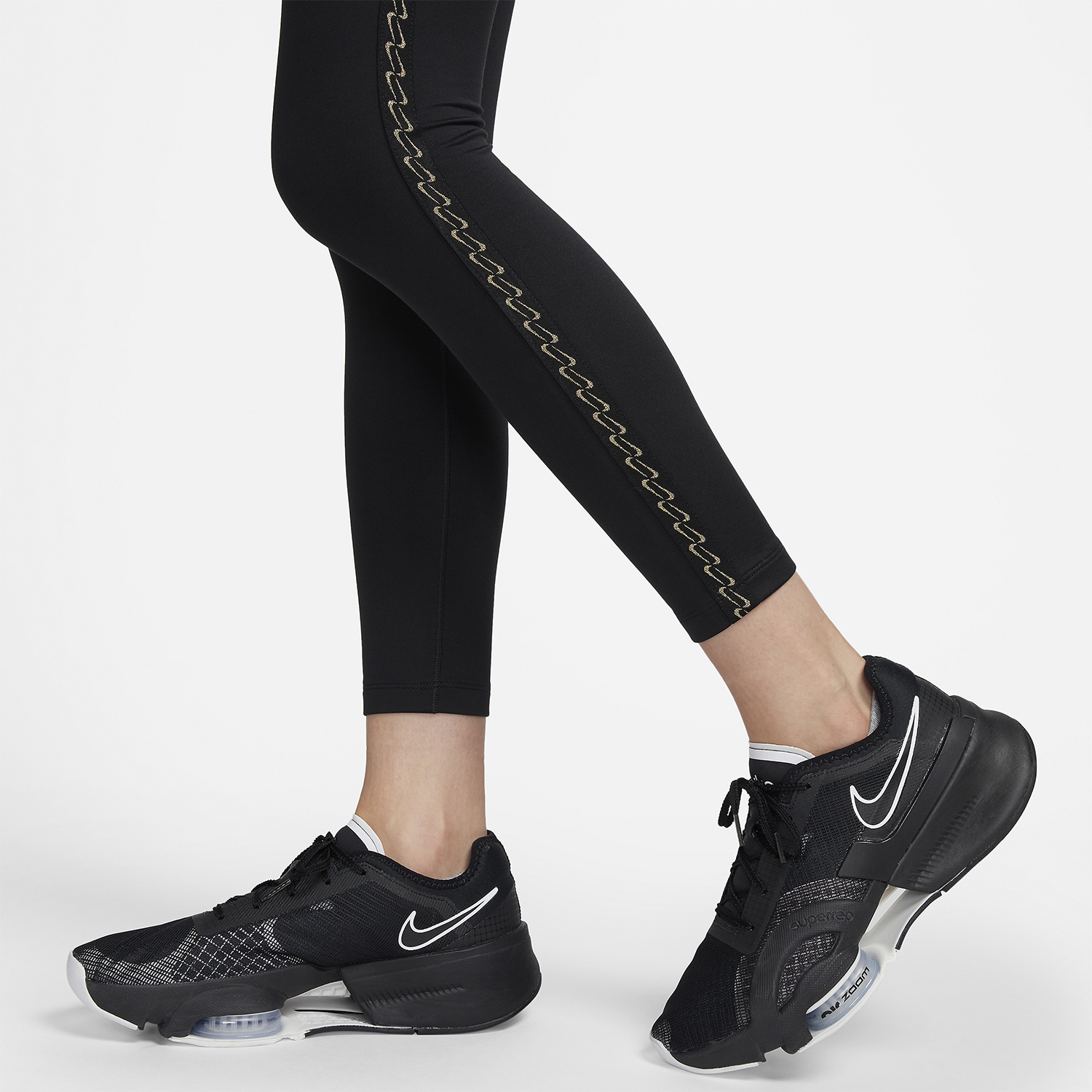 Nike Therma-FIT One 7/8 Tights Black/White