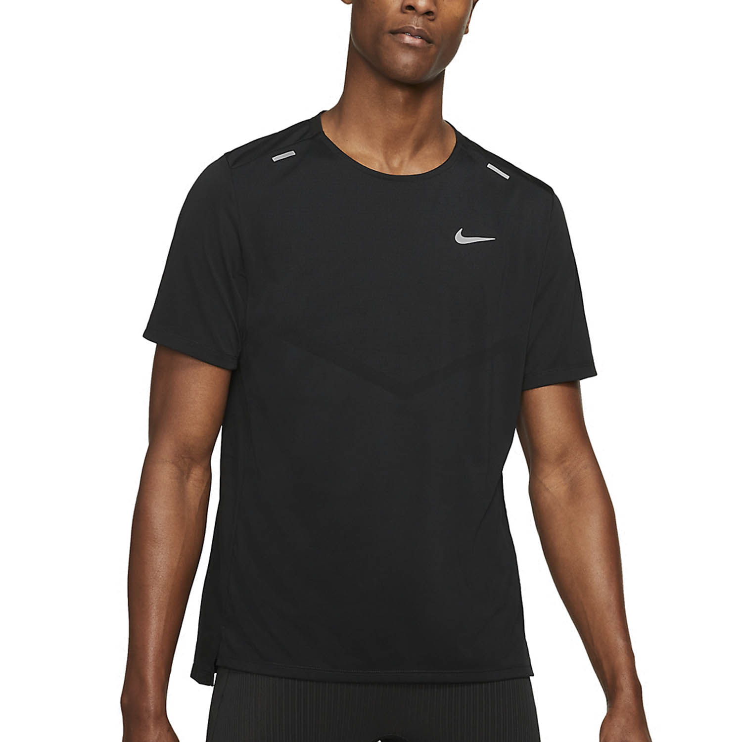 Nike Dri-FIT Rise 365 Maglietta Black/Reflective Silver
