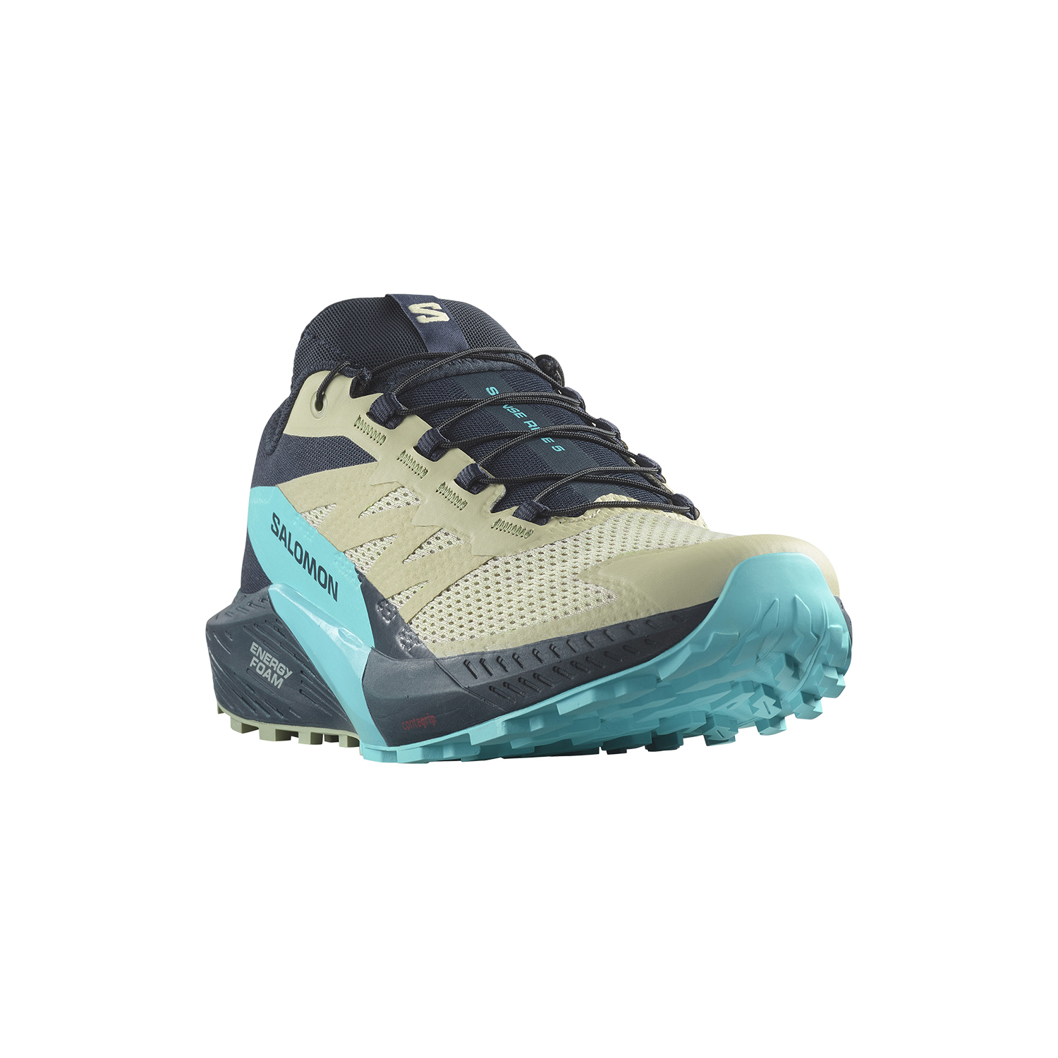 Salomon Sense Ride 5 Alfalfa/Carbon/Peacock Blue