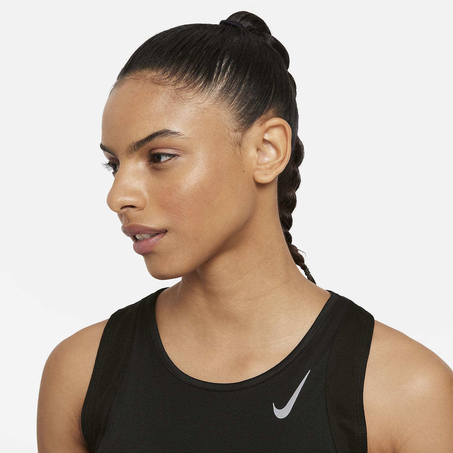 Nike Dri-FIT Race Canotta Black/Reflective Silver