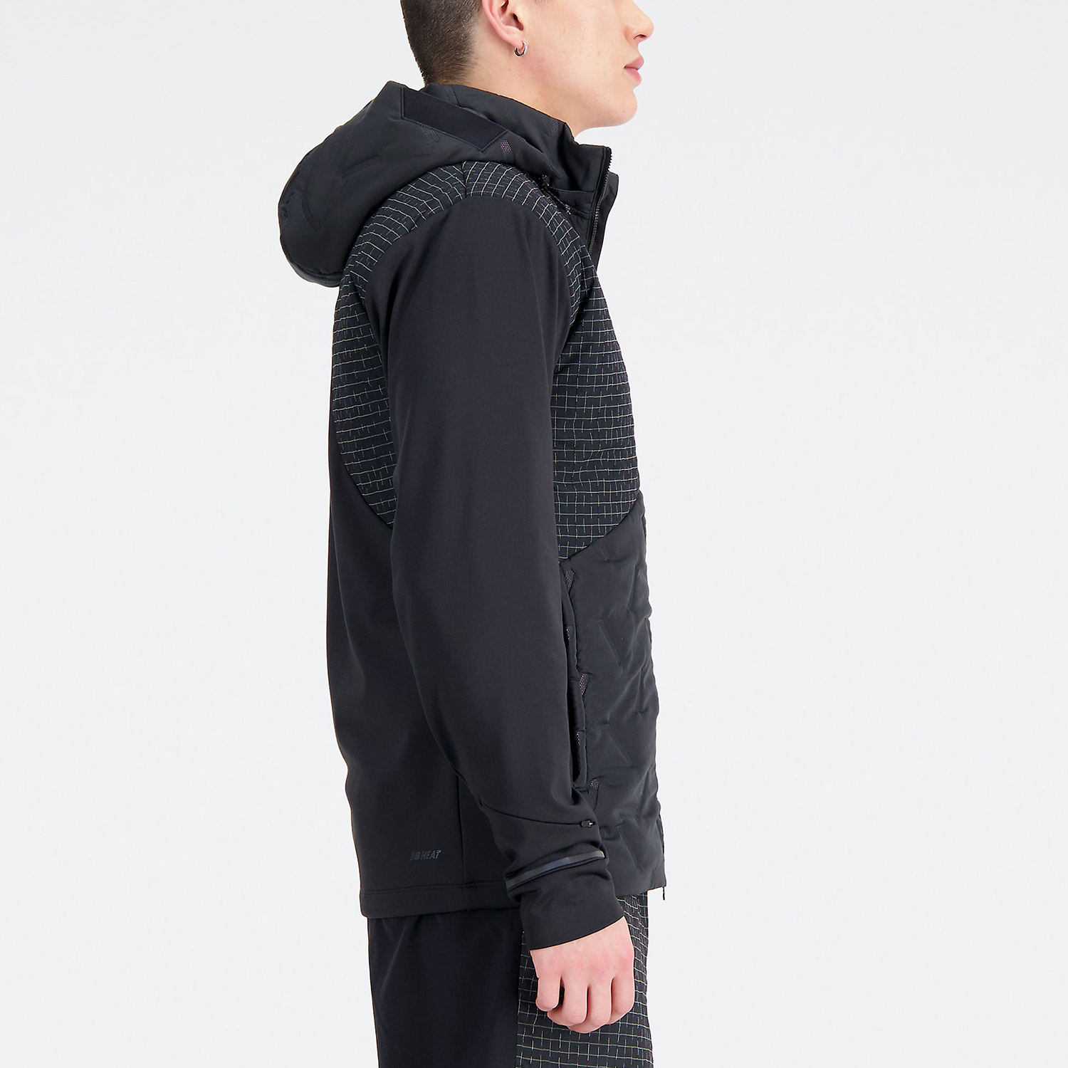 New Balance Impact Run Luminous Heat Giacca Black