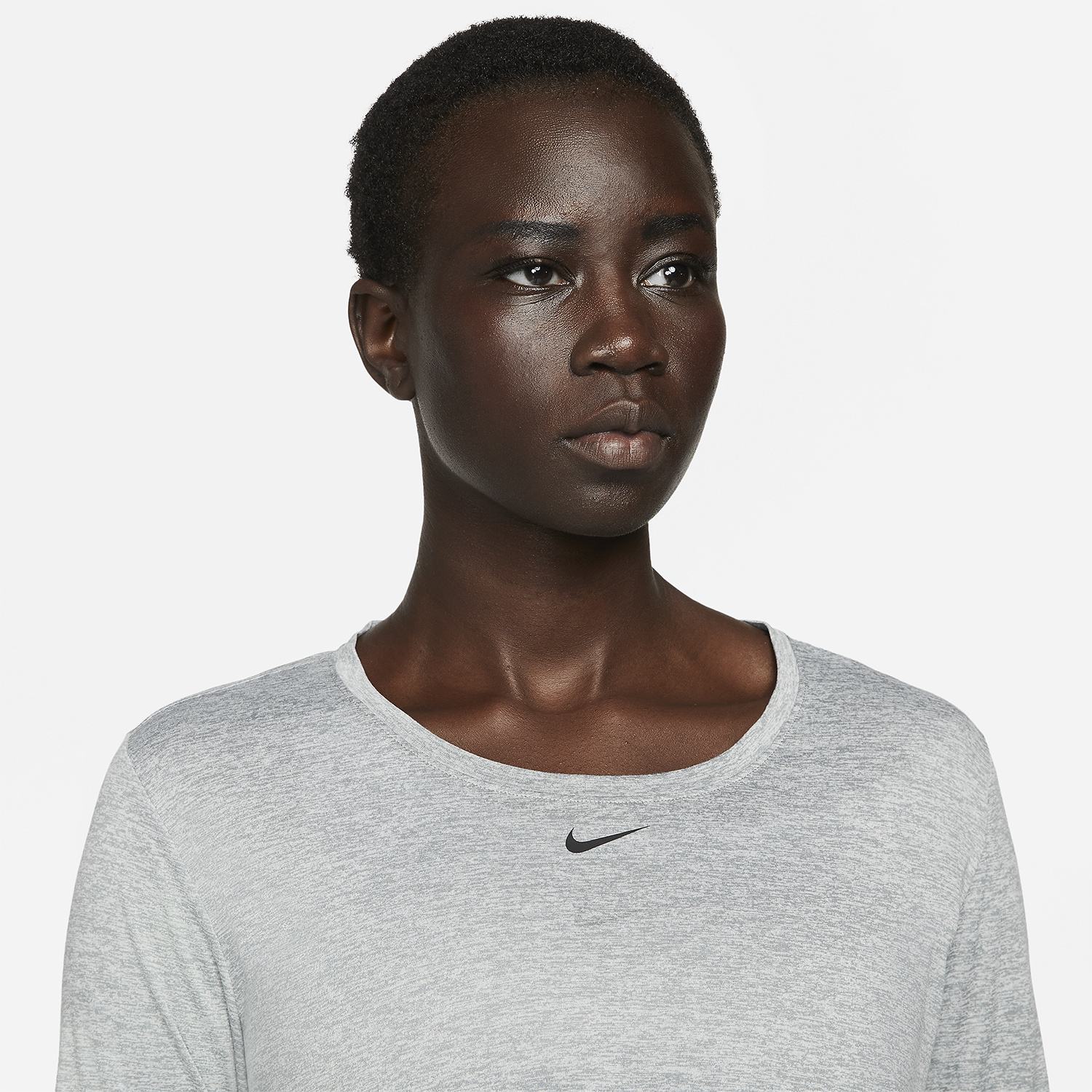 Nike Dri-FIT One Maglia Particle Grey/Heater/Black