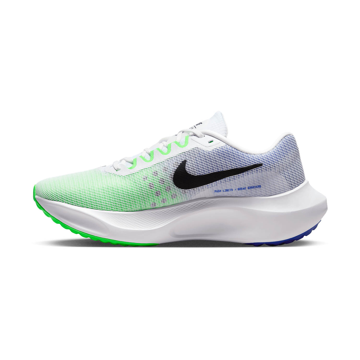 Nike Zoom Fly 5 White/Black/Green Strike/Racer Blue