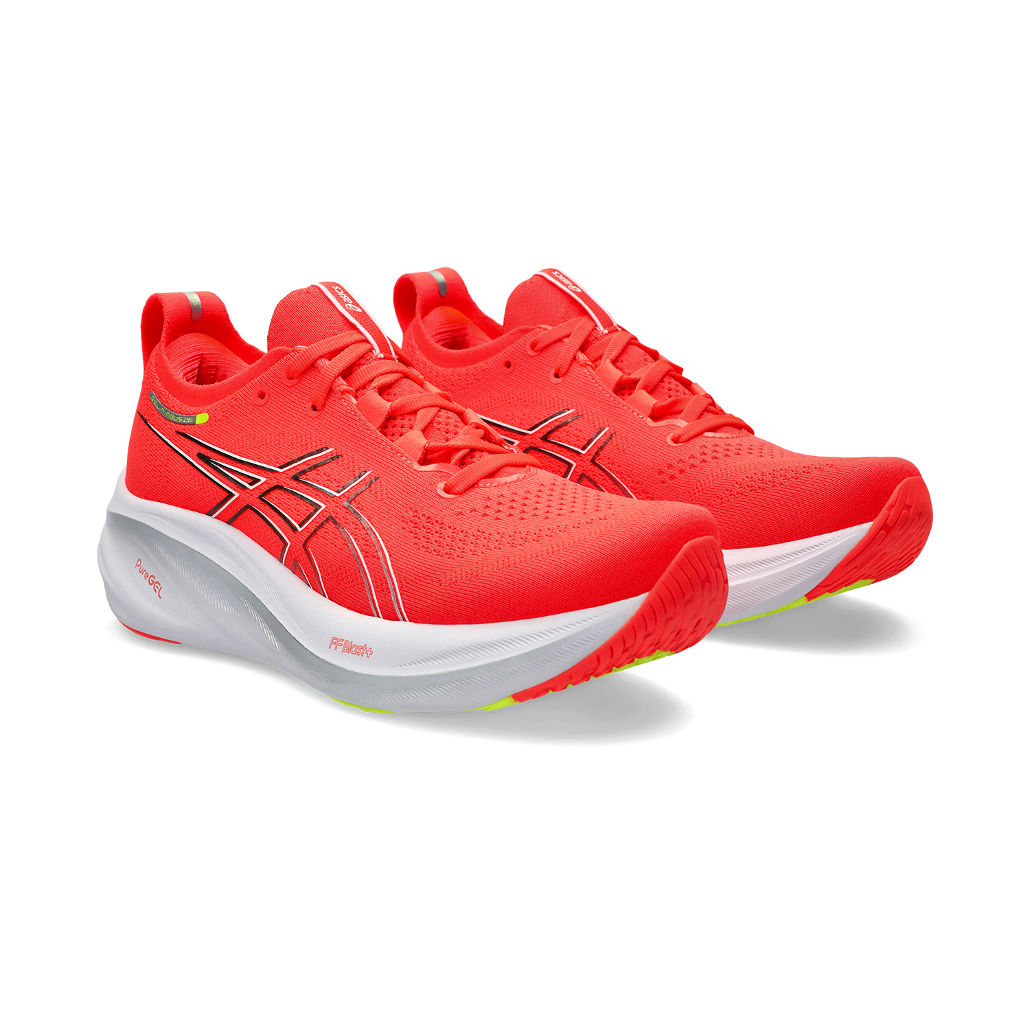 Asics Gel Nimbus 26 Sunrise Red/Pure Silver