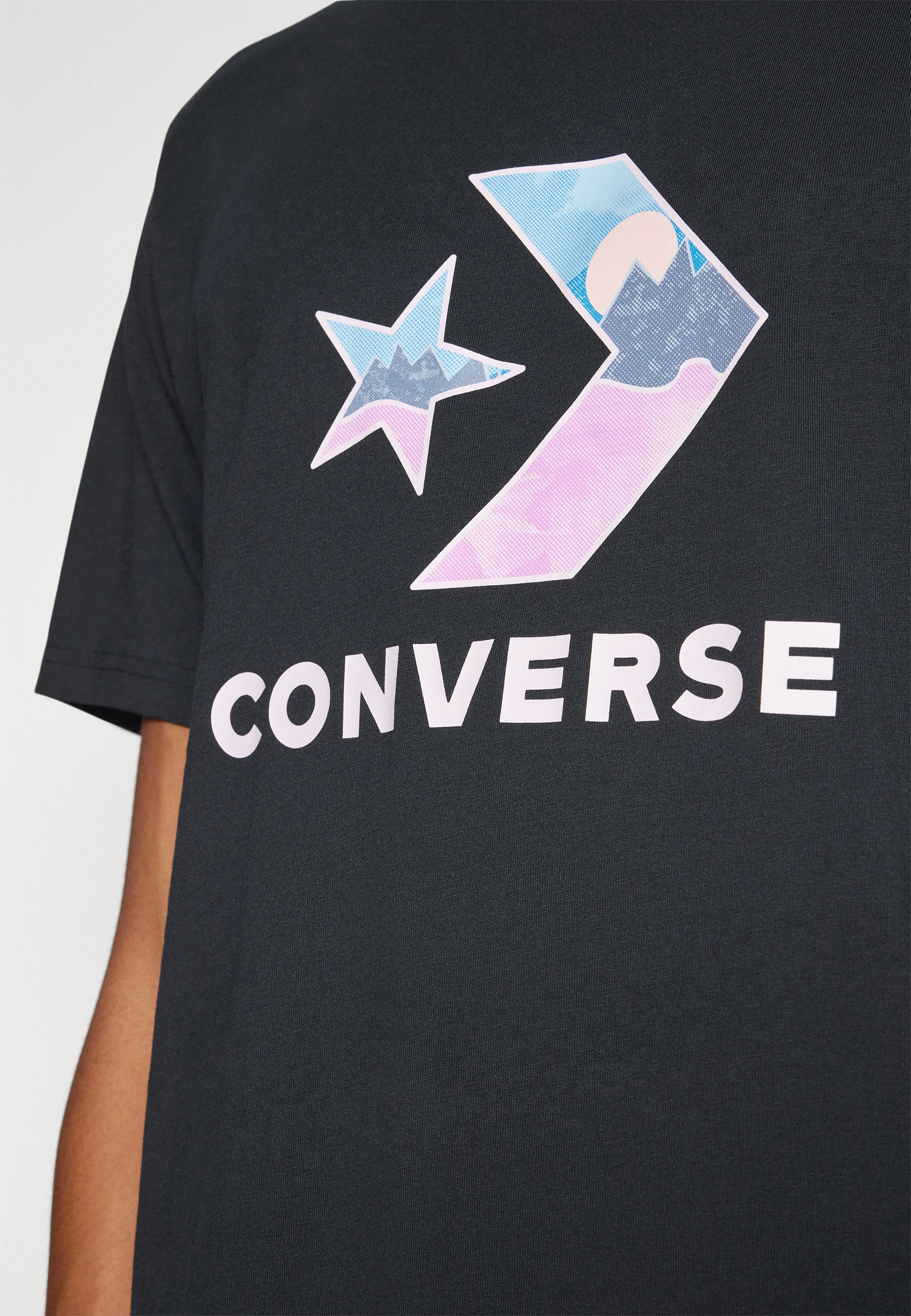 Converse STAR FILL LANDSCAPE TEE UNISEX - T-shirt con stampa