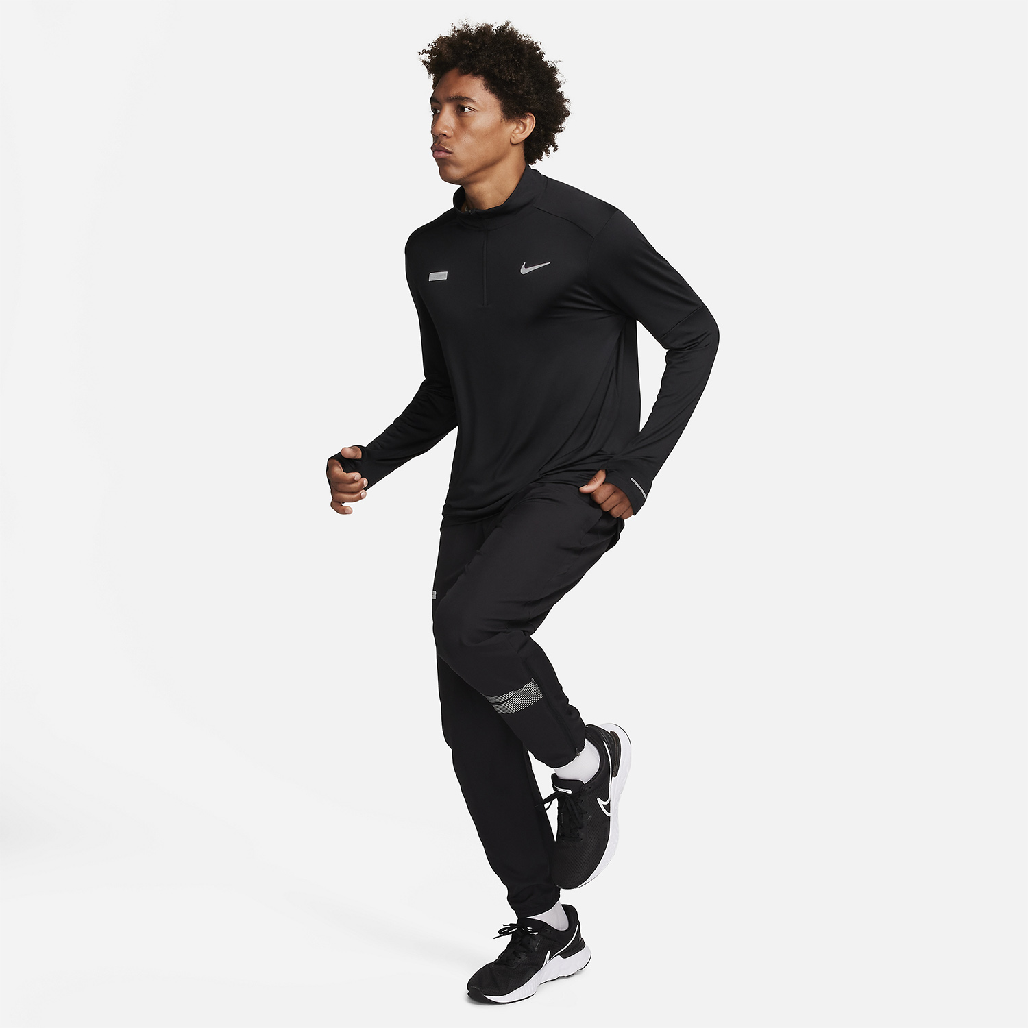 Nike Element Flash Maglia Black/Reflective Silver