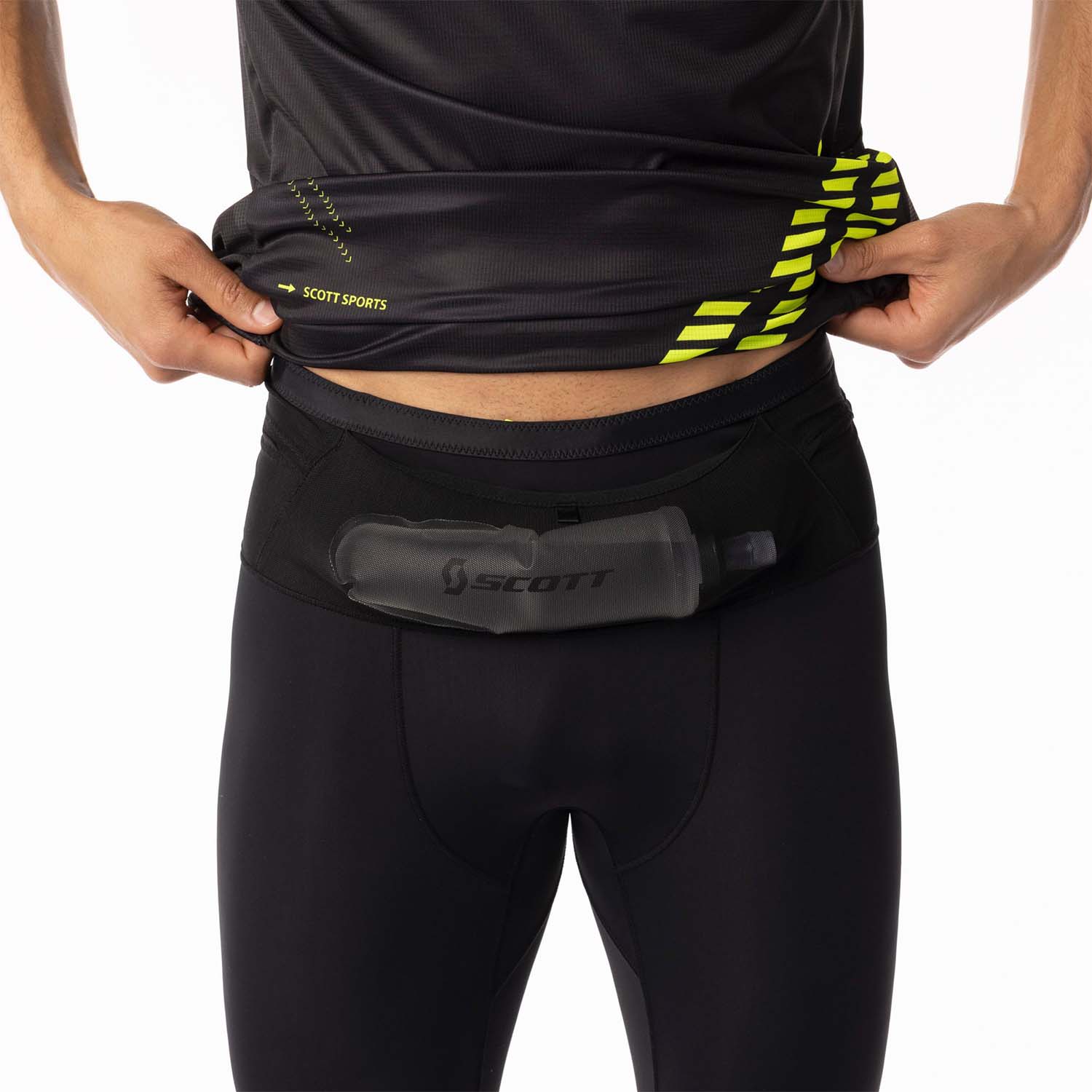Scott RC Run Tights Black/Yellow