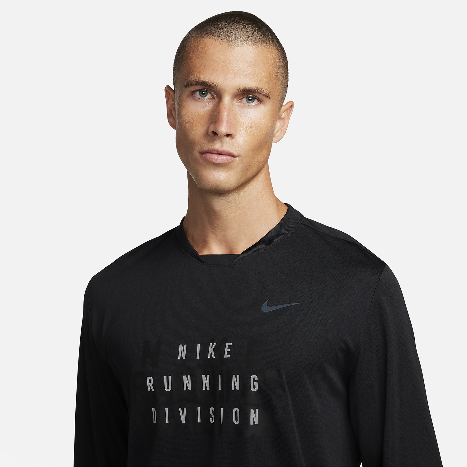 Nike Dri-FIT Run Division Rise 365 Maglia Black/Black Reflective