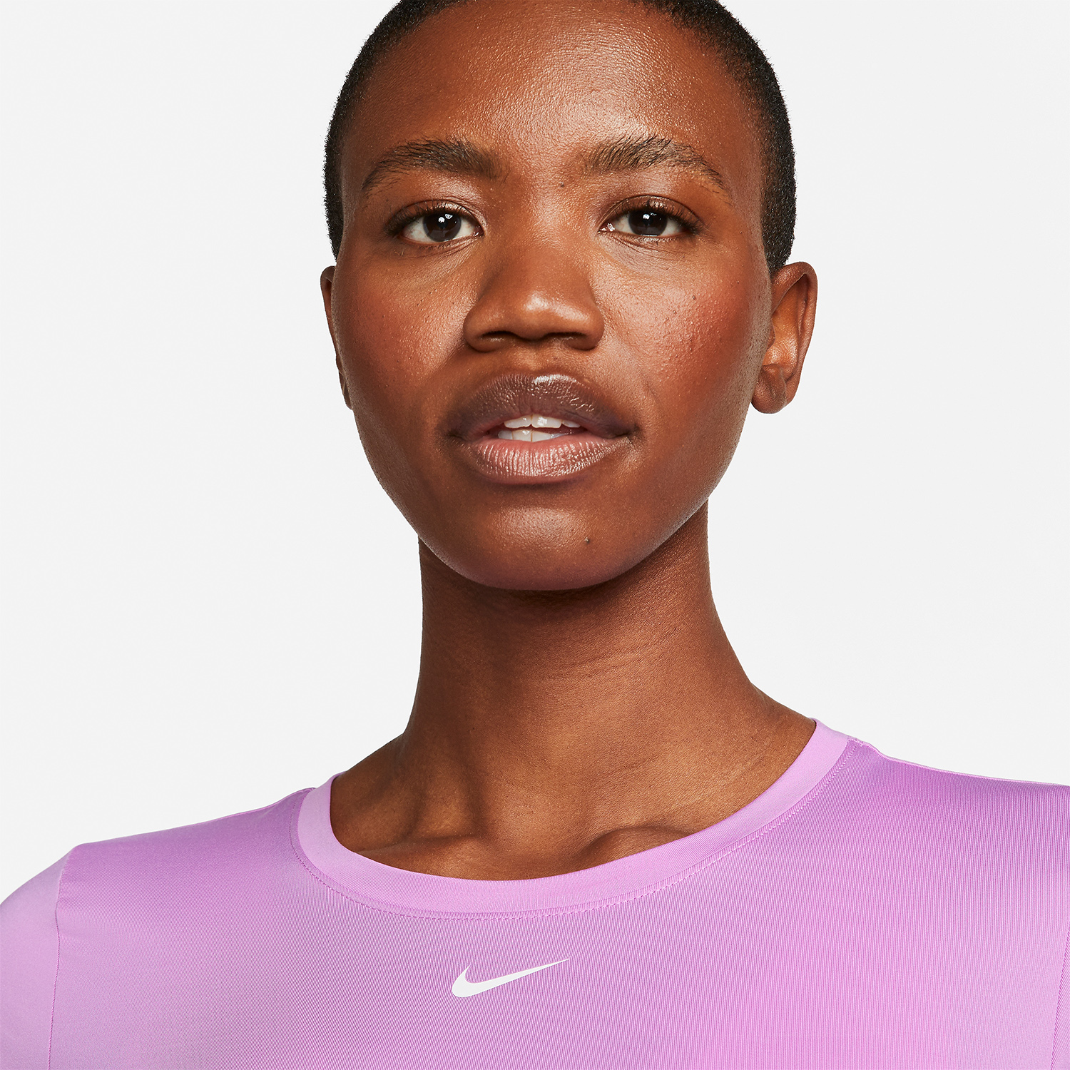 Nike Dri-FIT One Logo Maglietta Rush Fuchsia/White