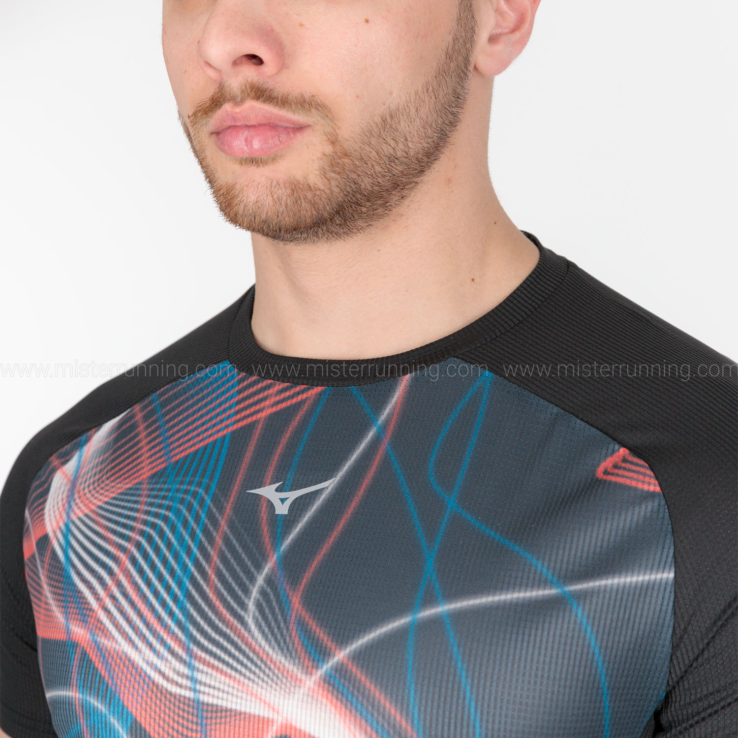 Mizuno Aero Maglietta Black/Multi