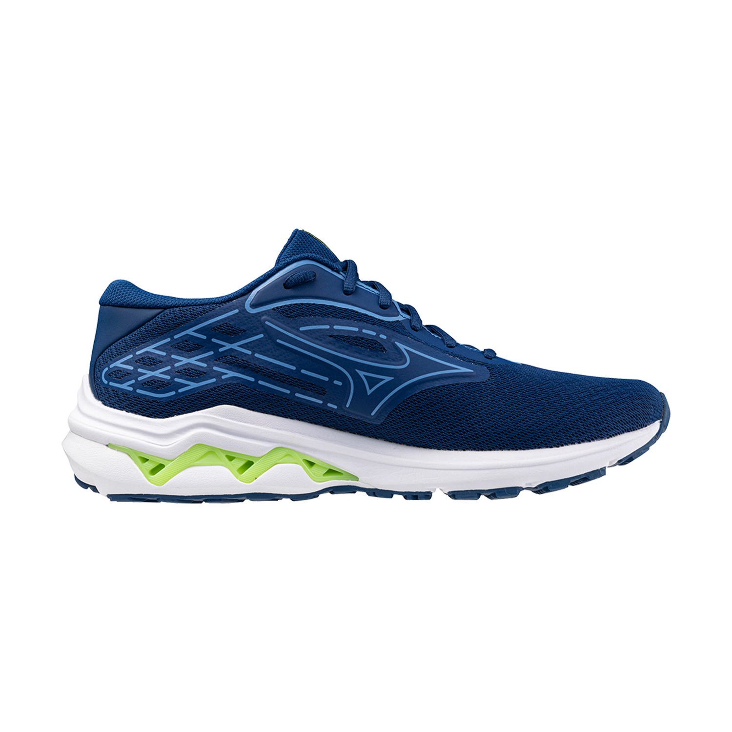 Mizuno Wave Equate 8 Navy Peony/Sharp Green/Marina