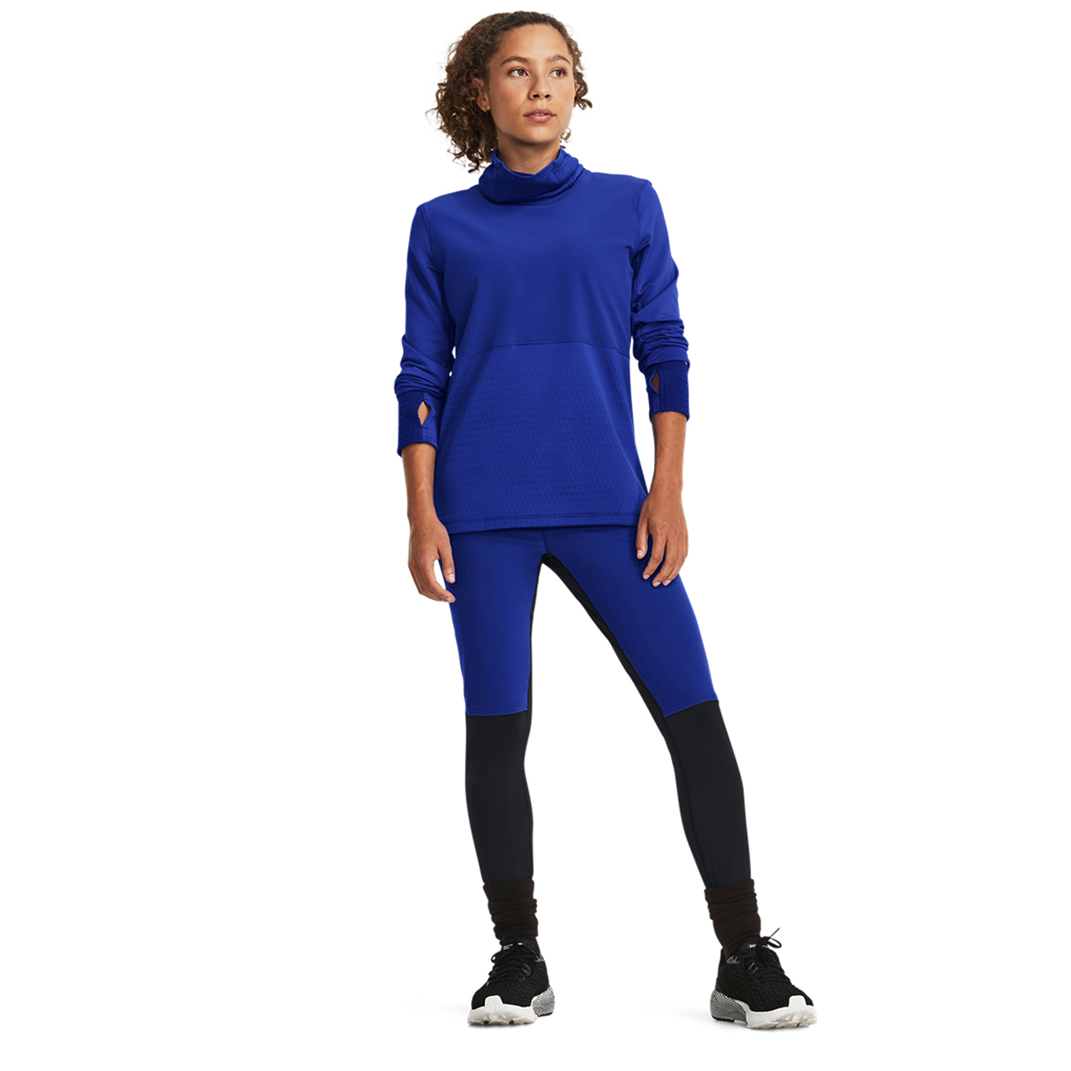 Under Armour Qualifier Cold Maglia Team Royal/Reflective