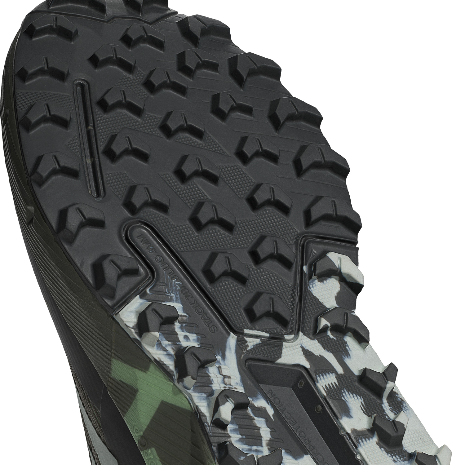 adidas Terrex Agravic Flow 2 GTX Olive Strata/Wonder Silver/Green Spark