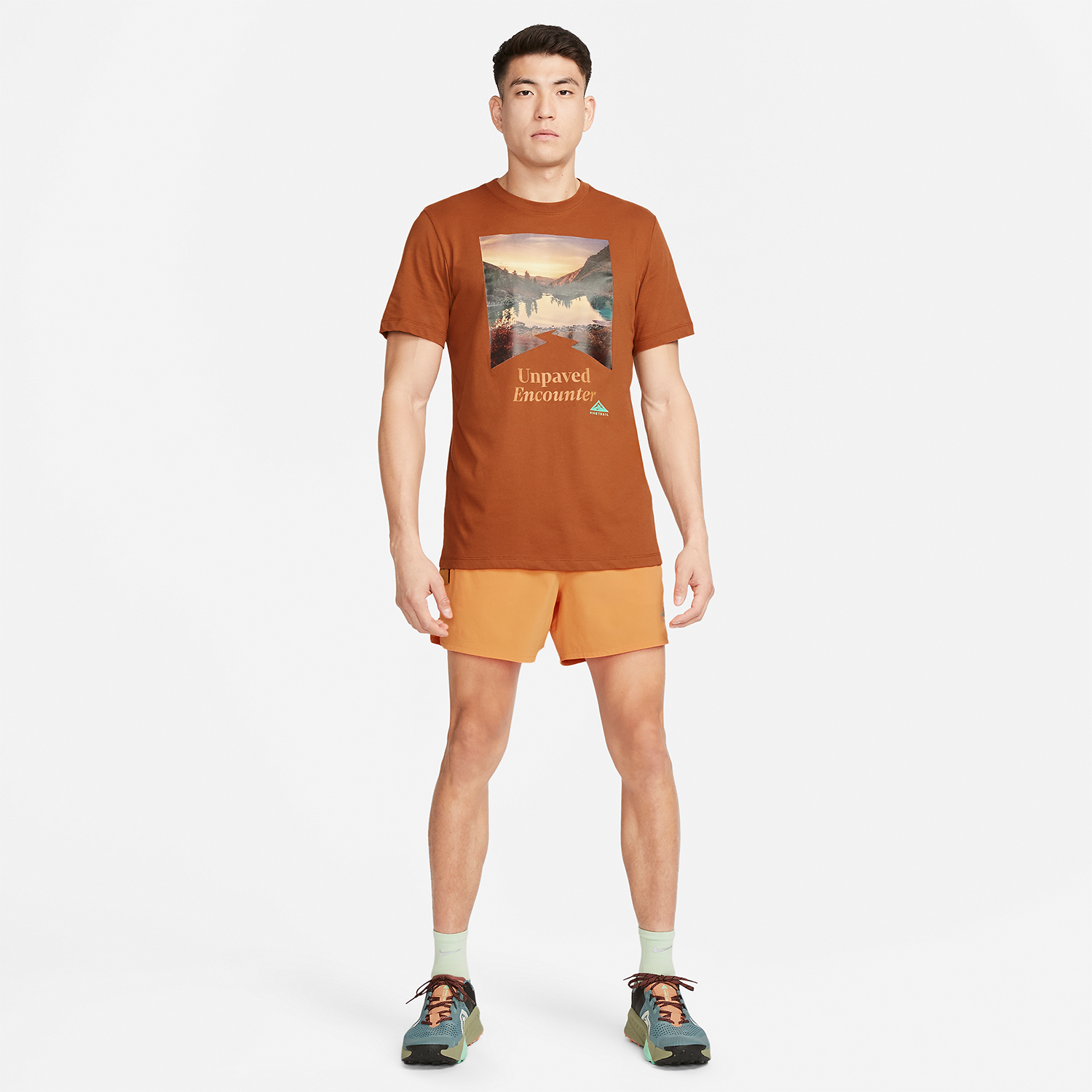 Nike Dri-FIT Off Road Print Maglietta Dark Russet