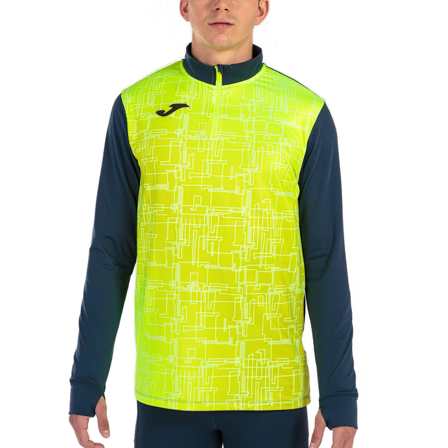 Joma Elite VIII Maglia Navy/Yellow Fluor