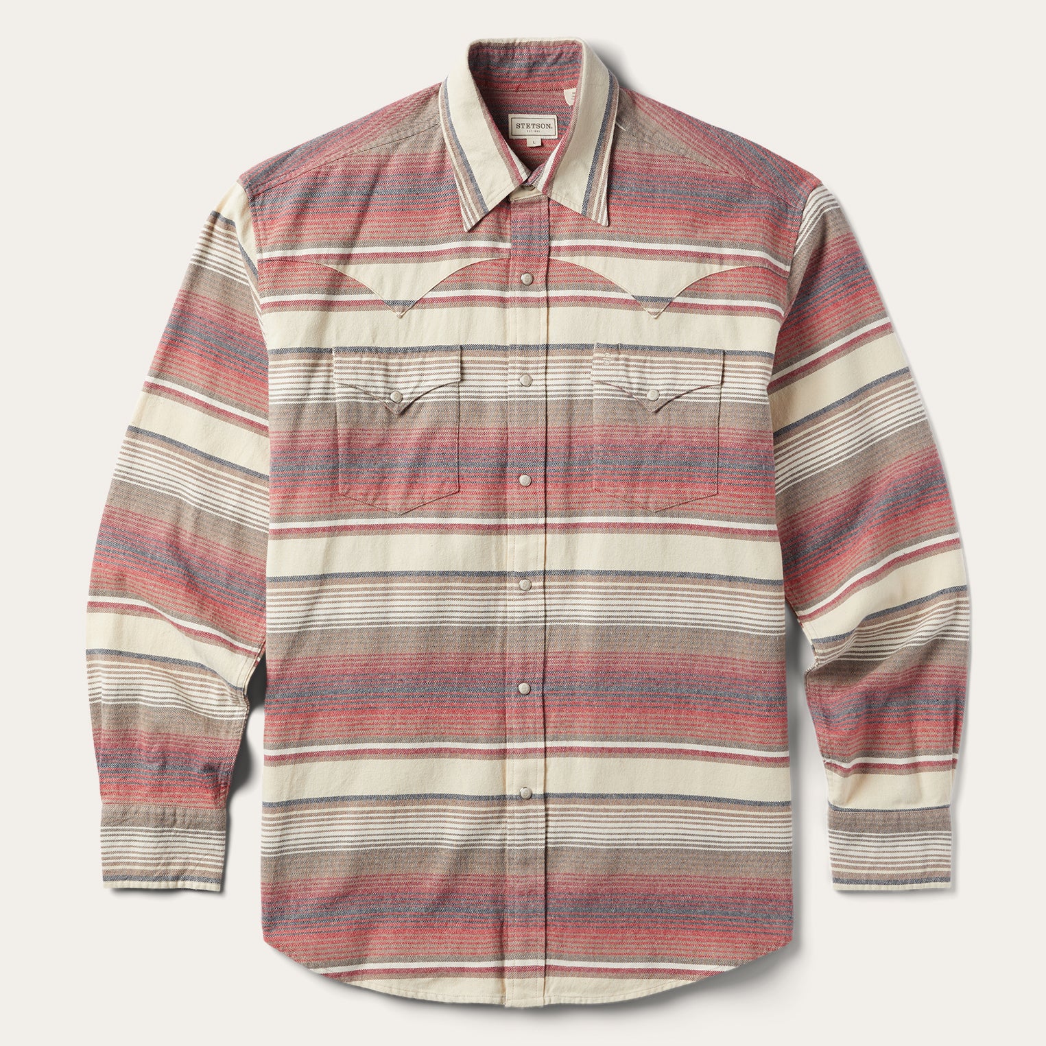 Brushed Twill Striped Shirt