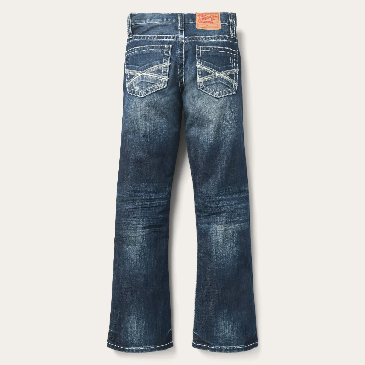 1014 Fit Destructed Medium Wash Jeans