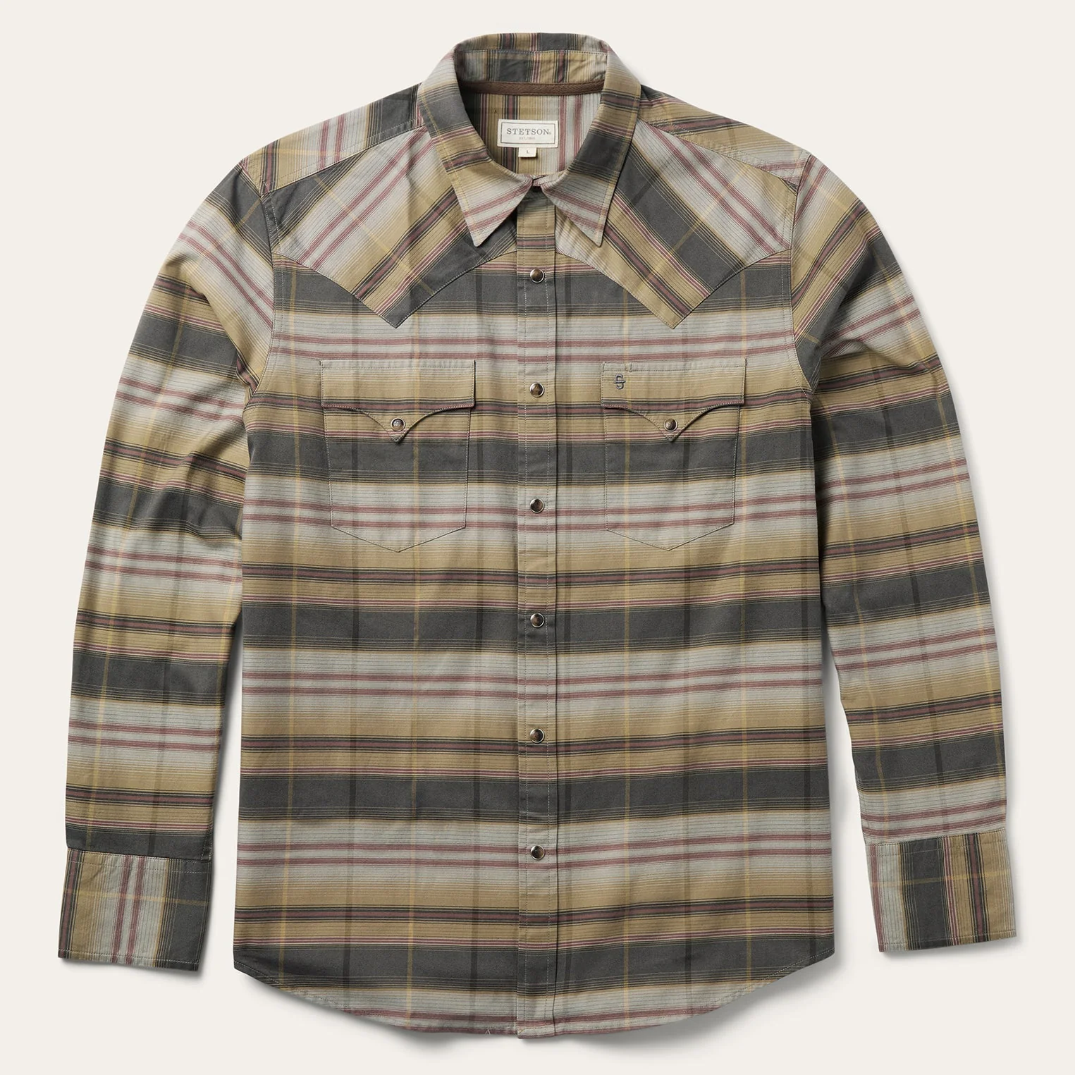 Serape Plaid Western Shirt