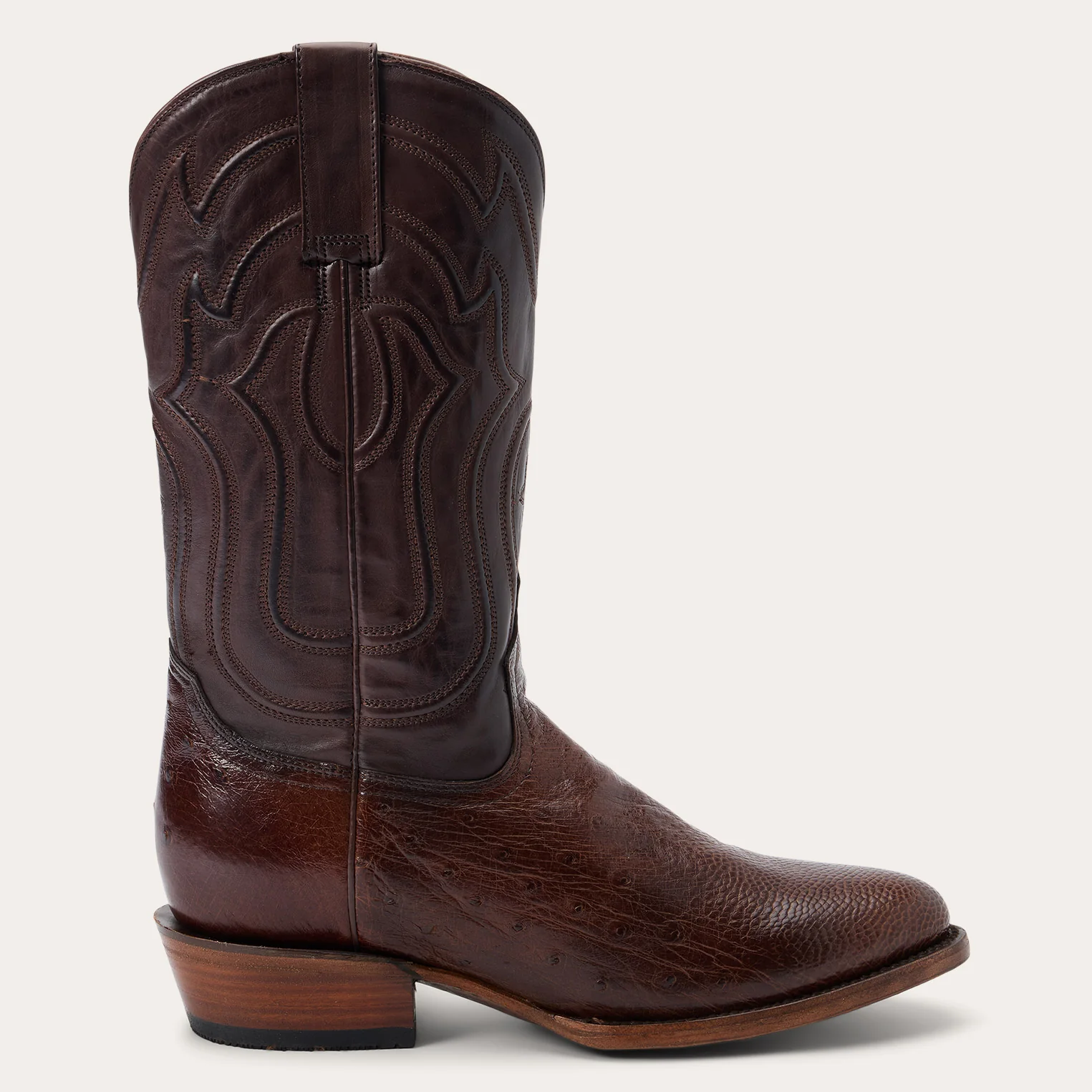 Wyatt Smooth Ostrich Boots