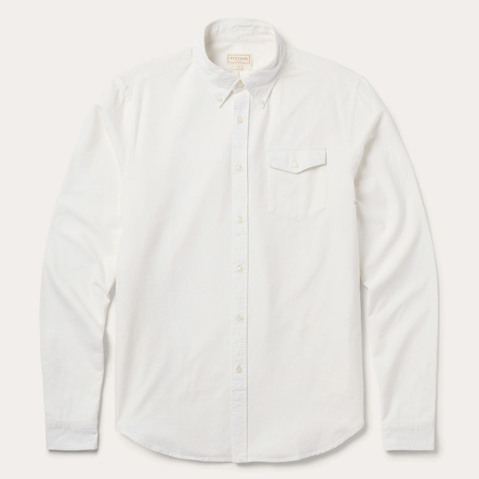 Peached Oxford Button-Down Shirt