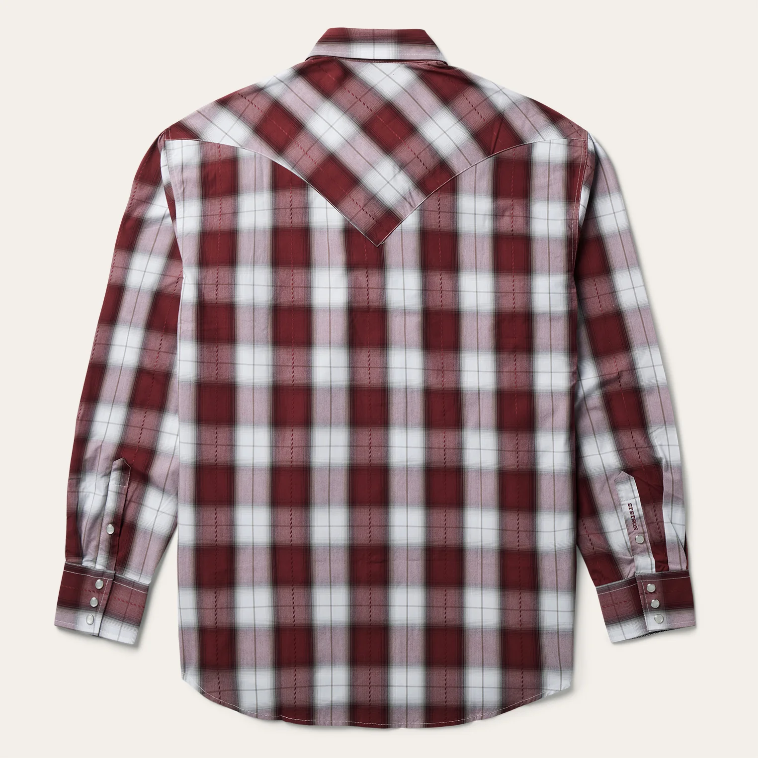 Shadow Plaid Western Shirt