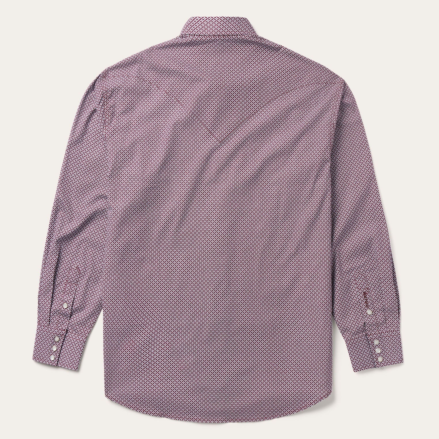 Four Point Geo Print Western Shirt