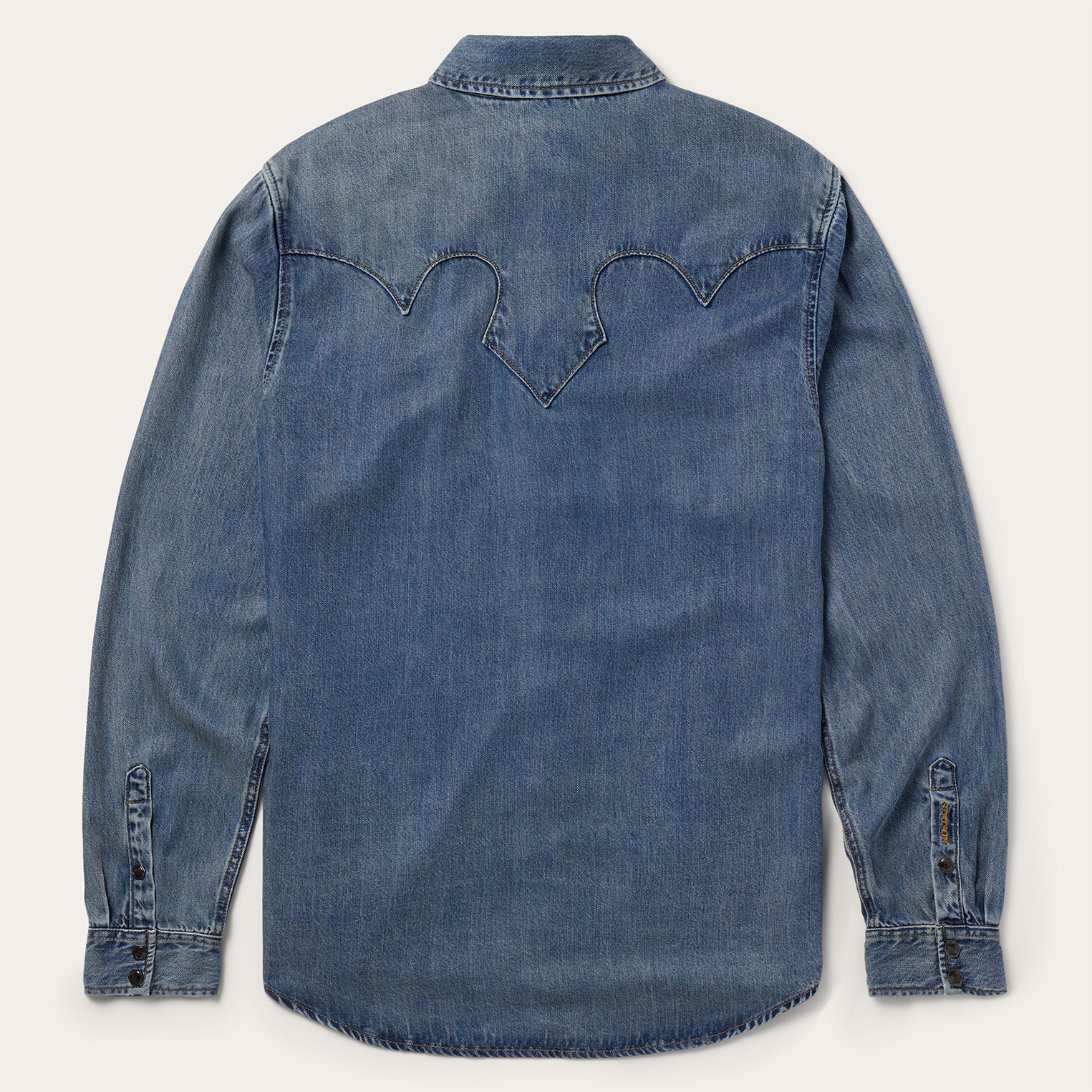 Retro Denim Western Shirt