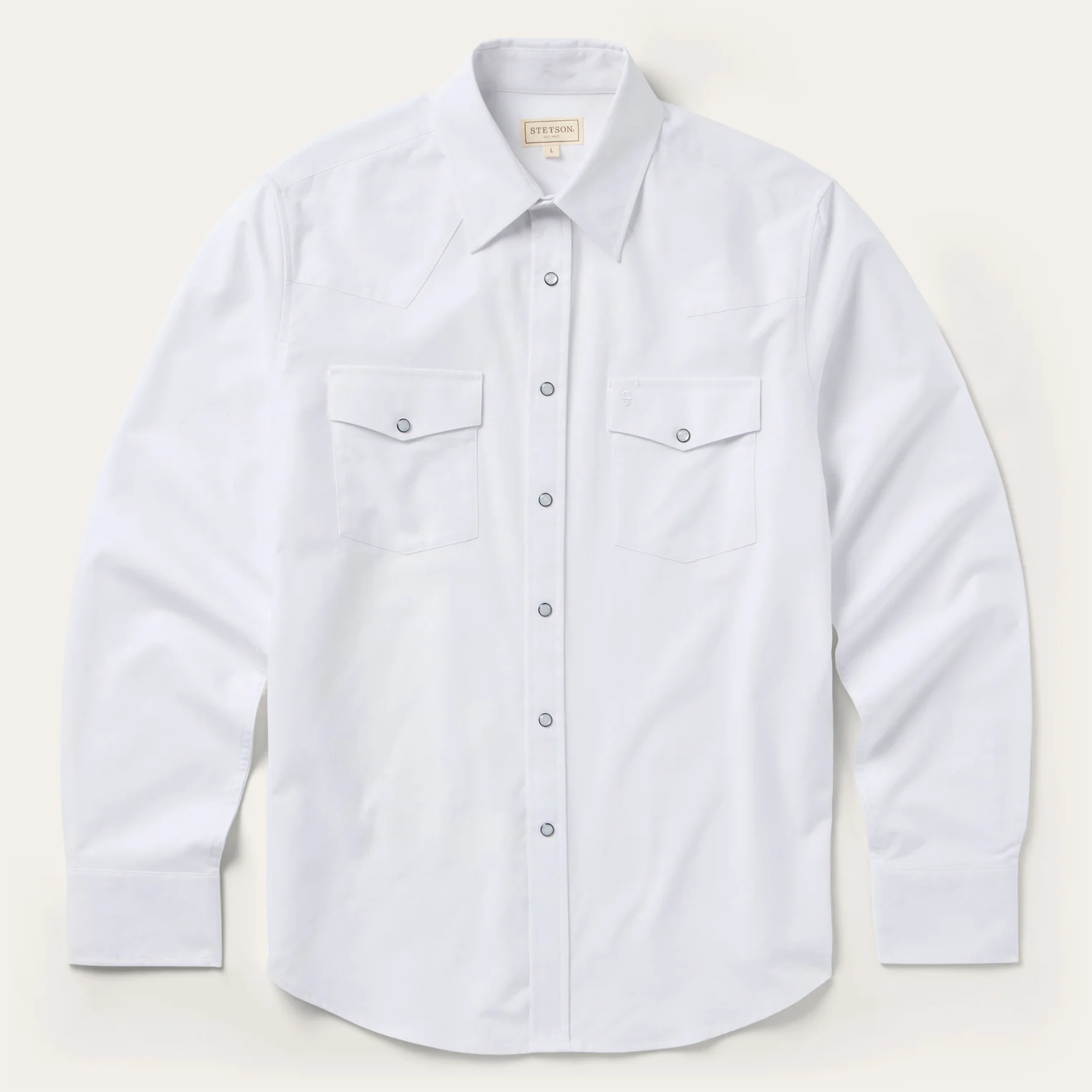 White Oxford Western Shirt