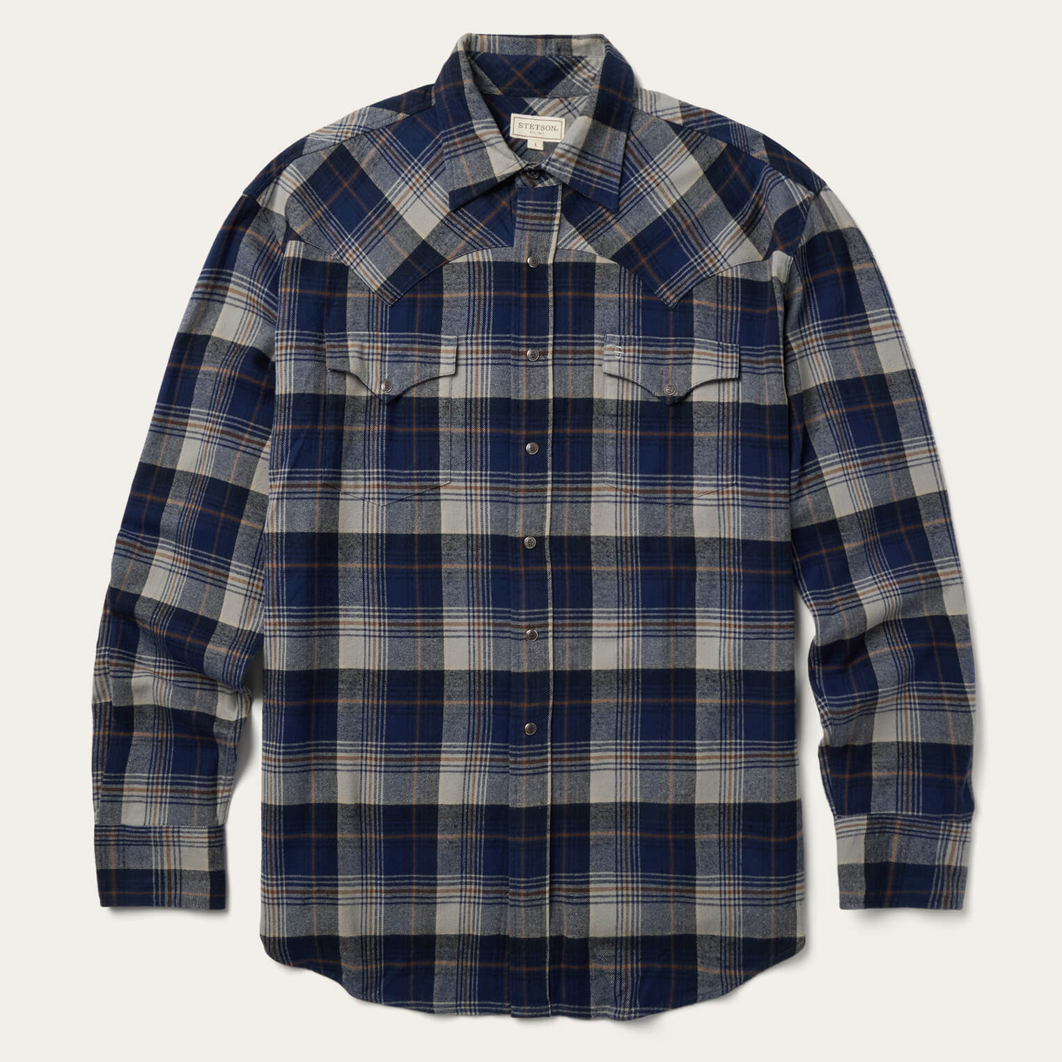 Brushed Flannel Western Shirt