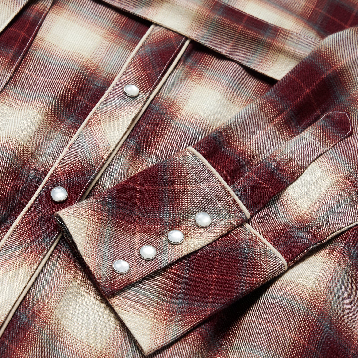 Black Cherry Plaid Shirt Dress