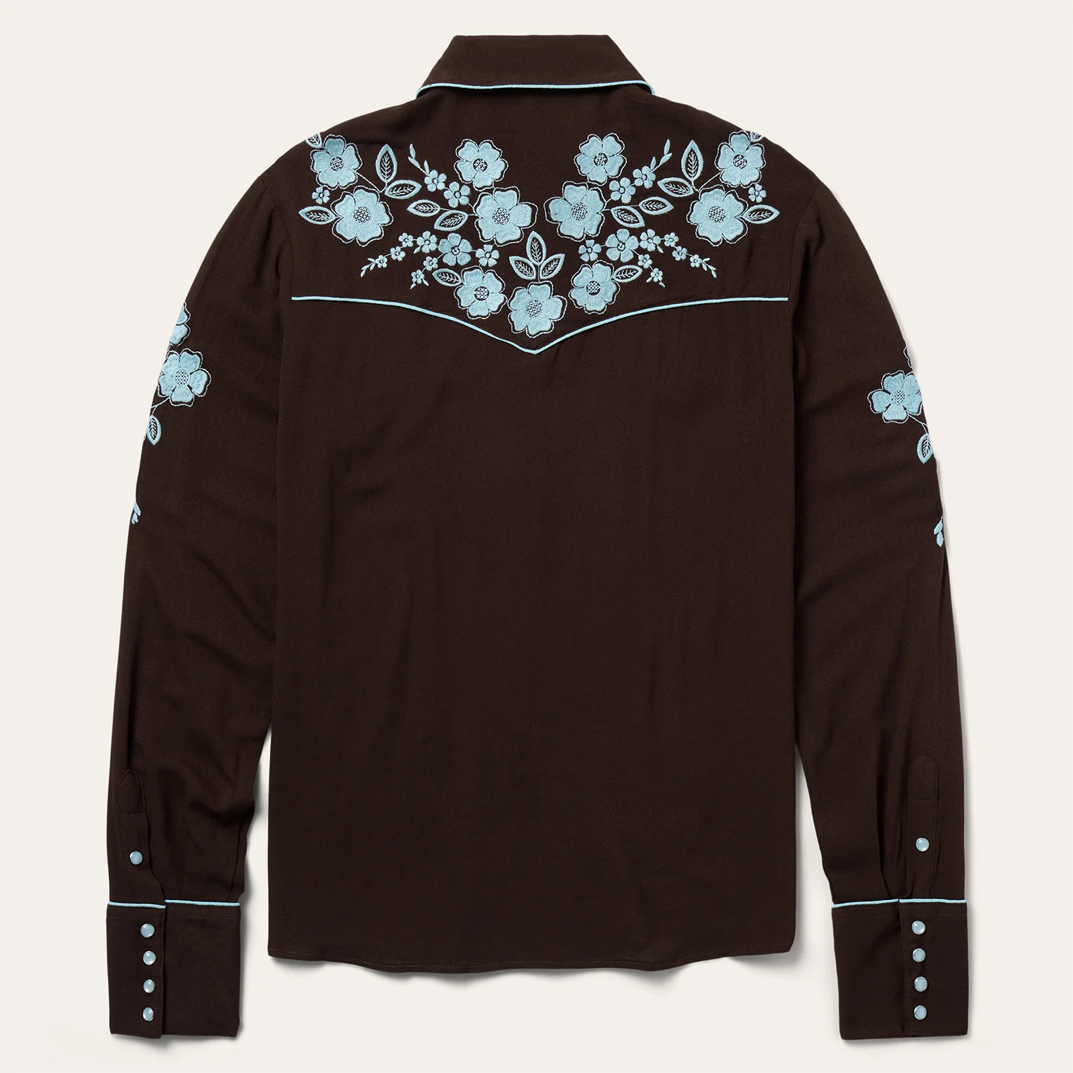 Embroidered Retro Western Shirt