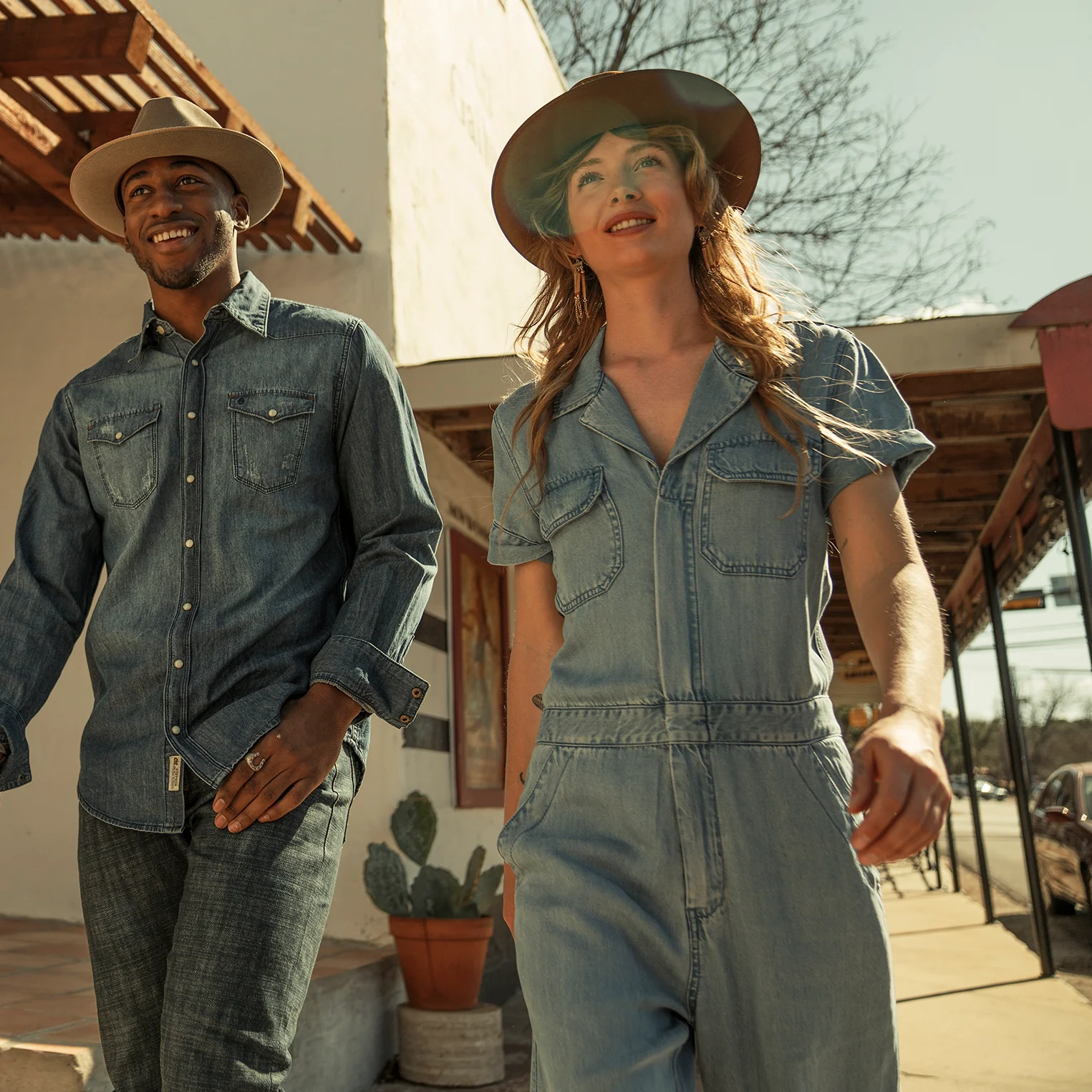 Notch Collar Jumpsuit