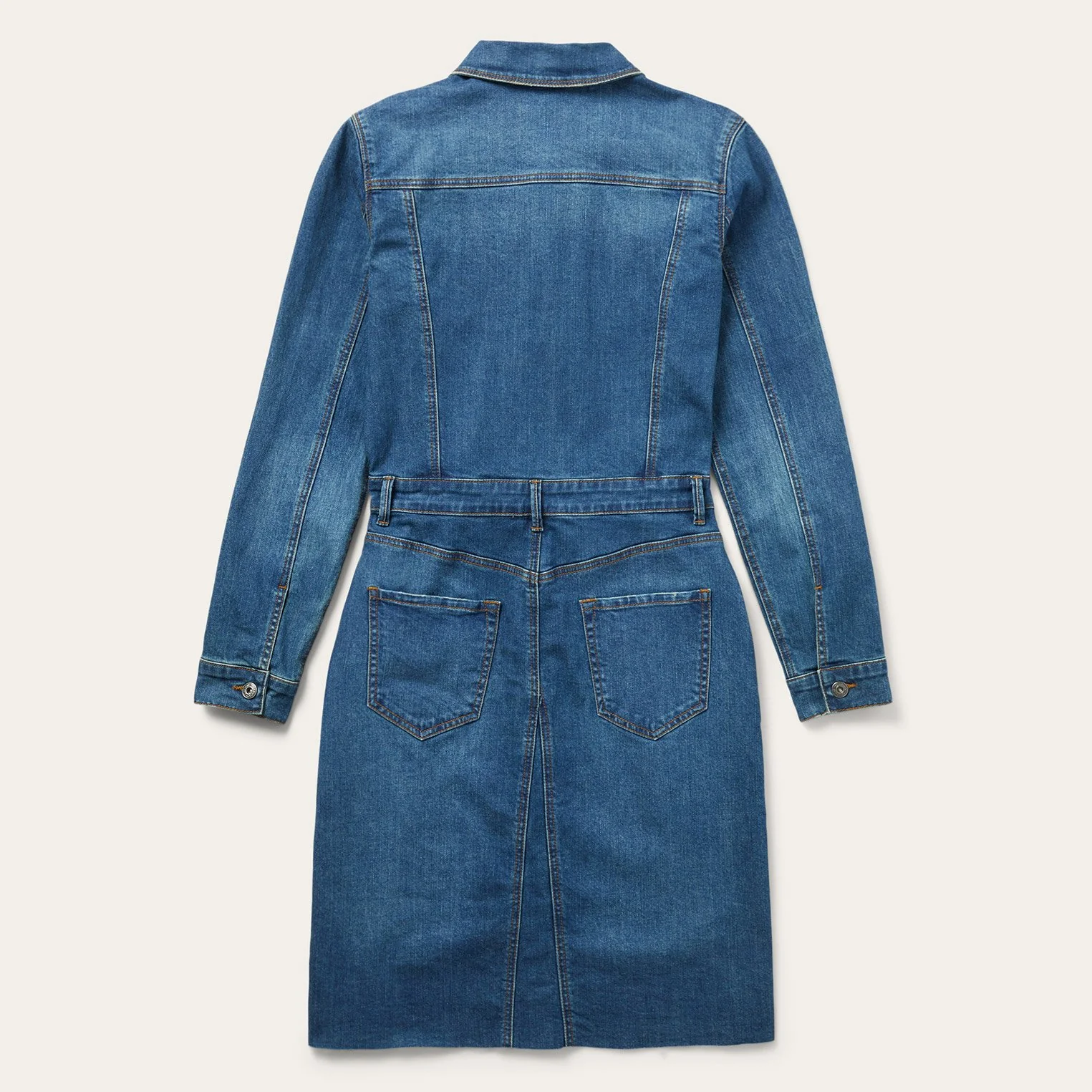 Premium Denim Shirt Dress