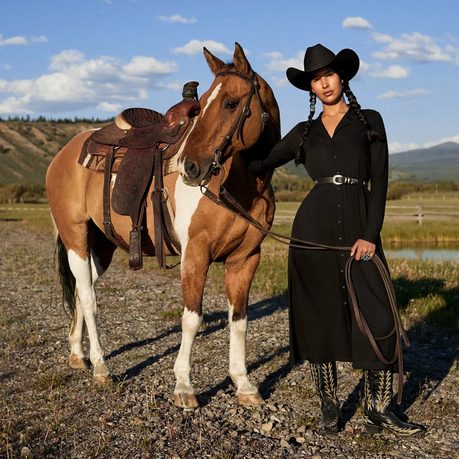 Twill Western Dress