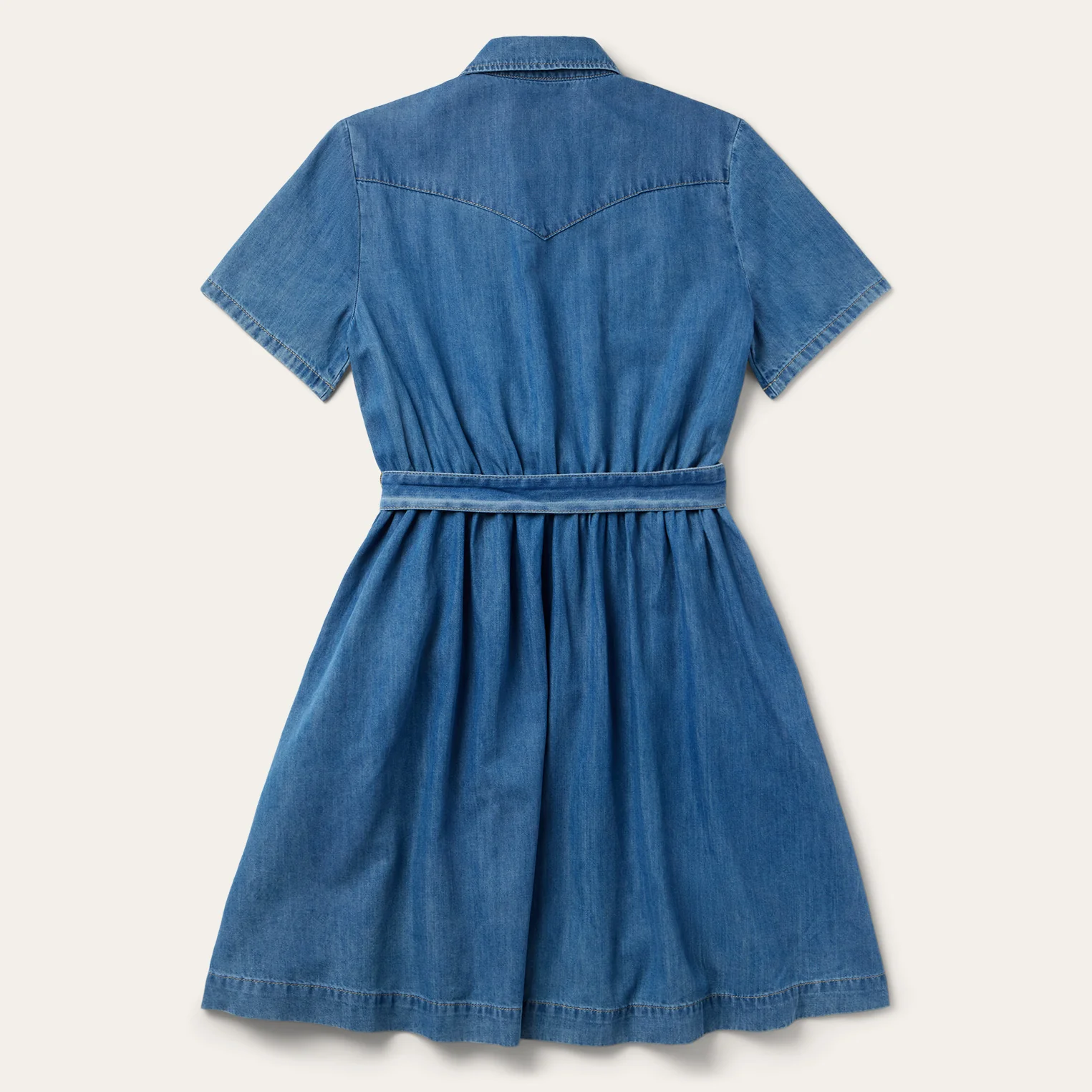Smile Pocket Denim Dress